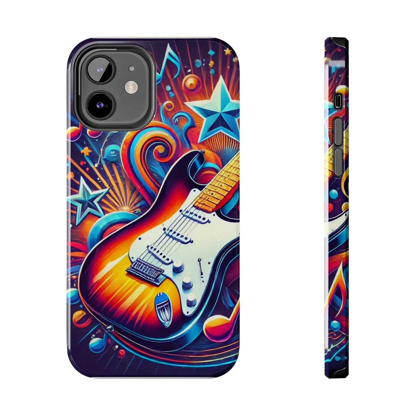 Vibrant Guitar Phone Case - Perfect for Music Lovers