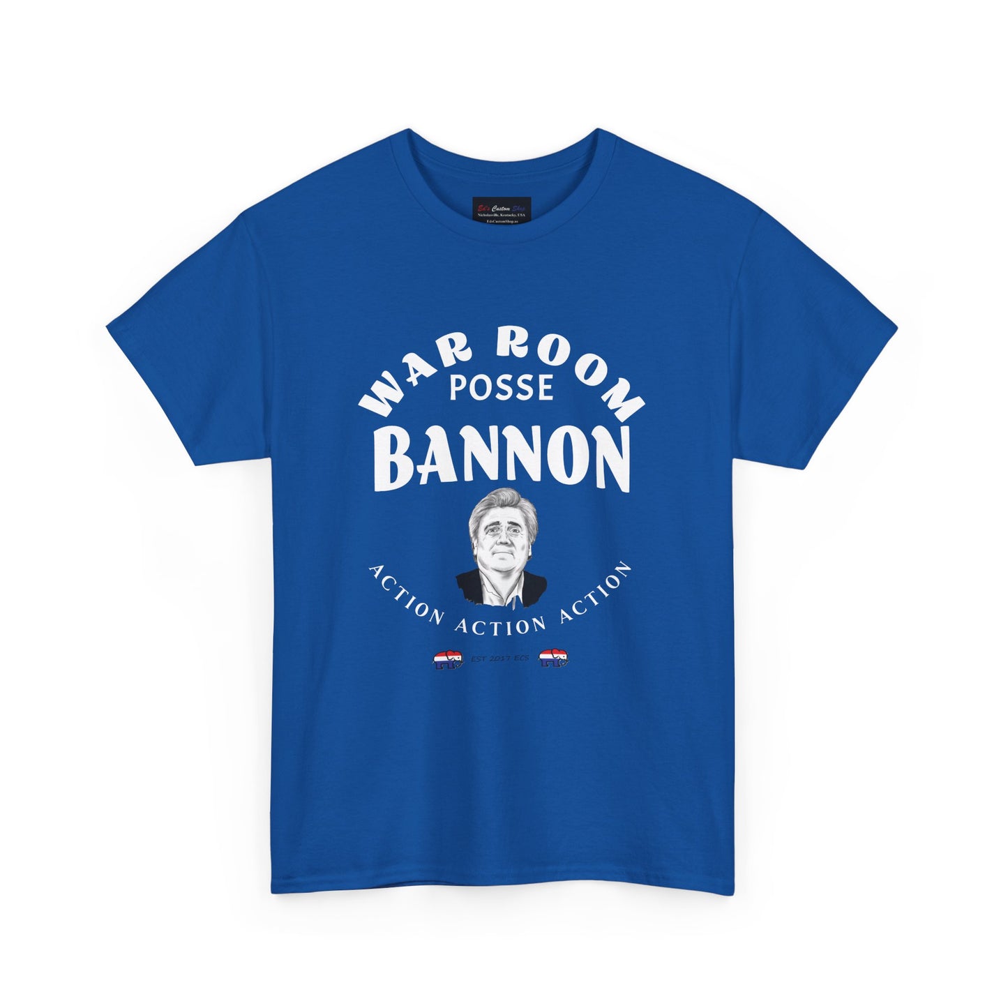 Political Men's Tee - Steve Bannon Republican Trump Support RAV