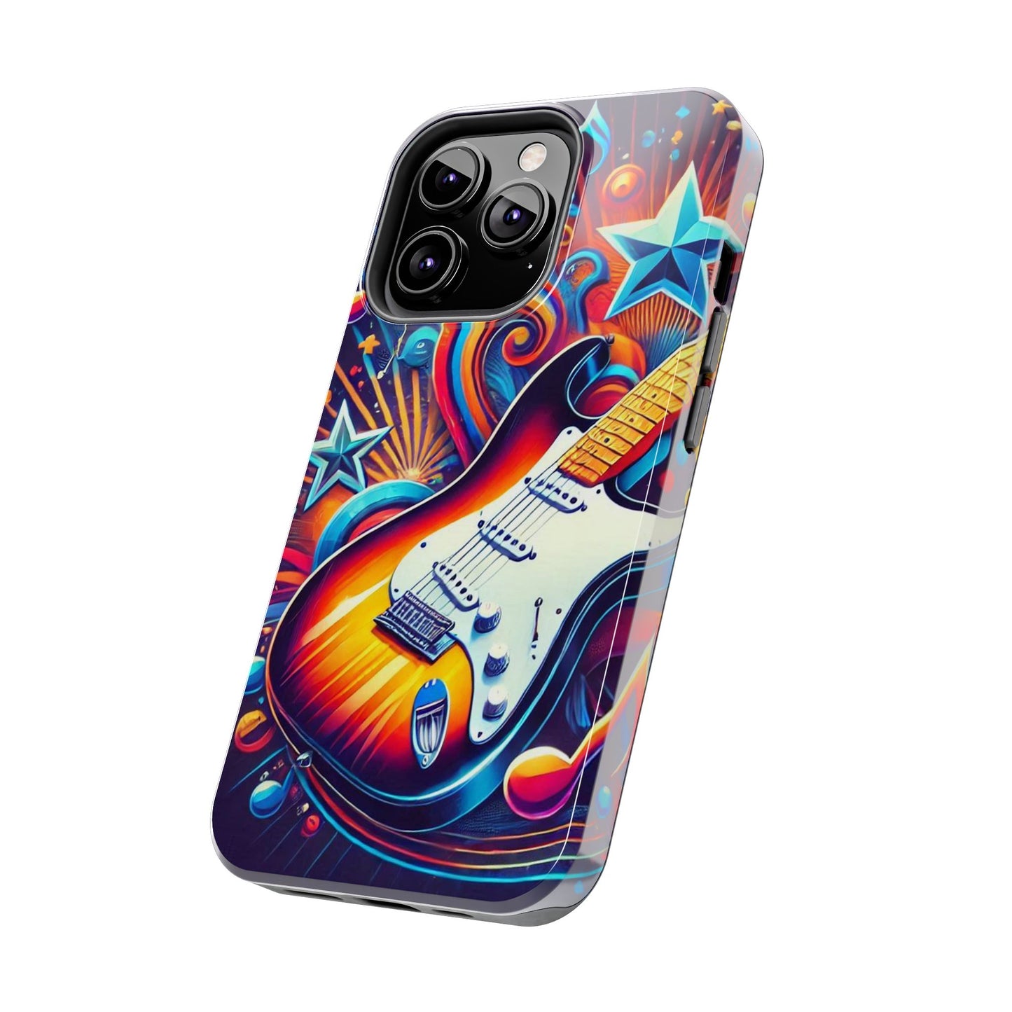 Vibrant Guitar Phone Case - Perfect for Music Lovers