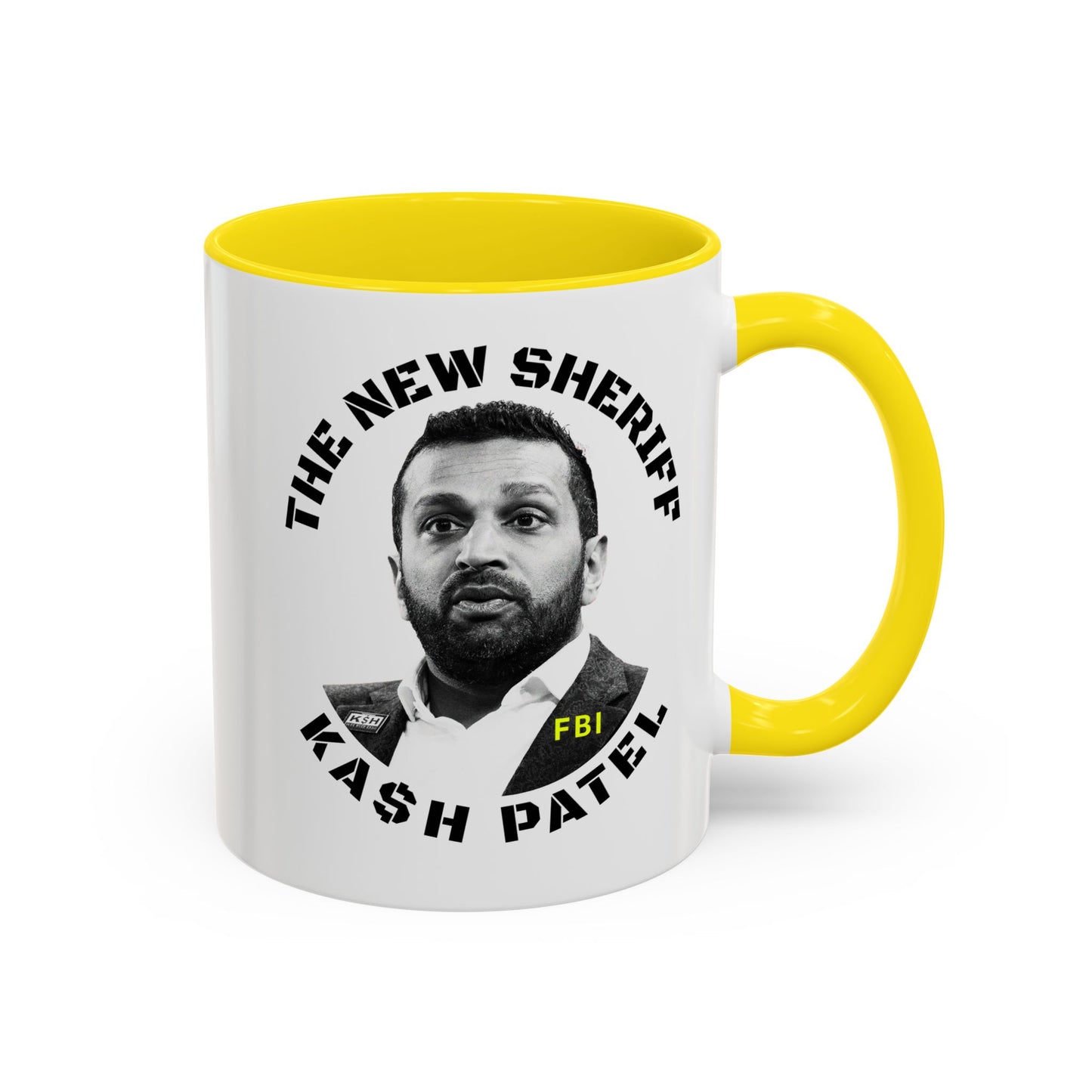 Funny Sheriff Coffee Mug - Kash Patel Design | 11 & 15oz