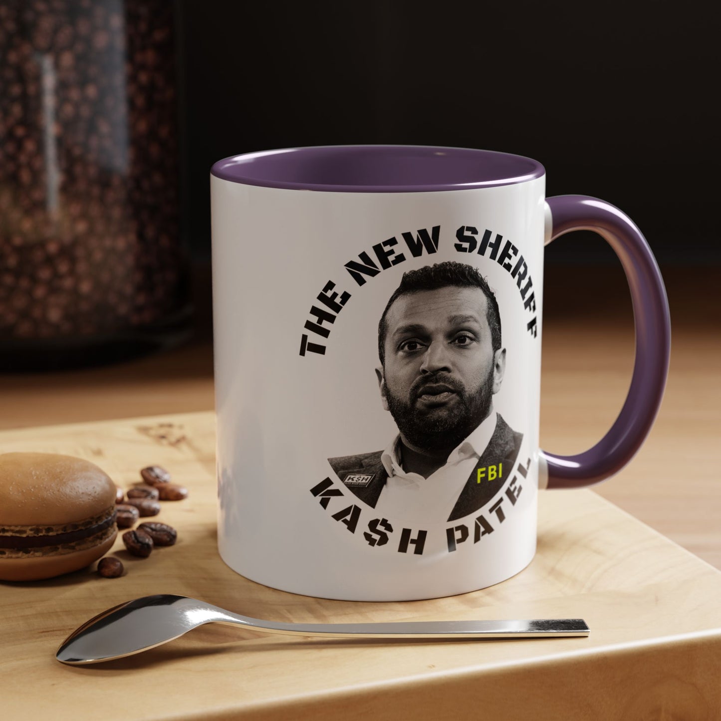 Funny Sheriff Coffee Mug - Kash Patel Design | 11 & 15oz