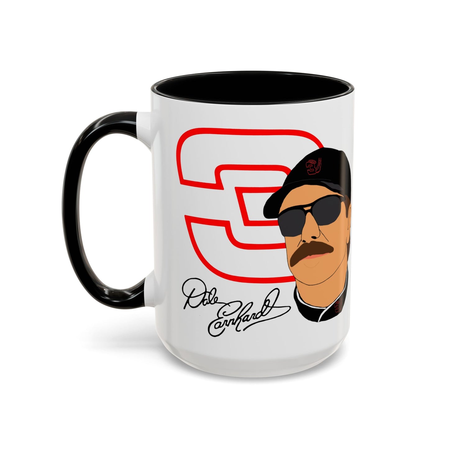 Mug - Dale Earnhardt Sr. #3 NASCAR Stock Car Racing Fan Coffee Cup 11oz 15oz