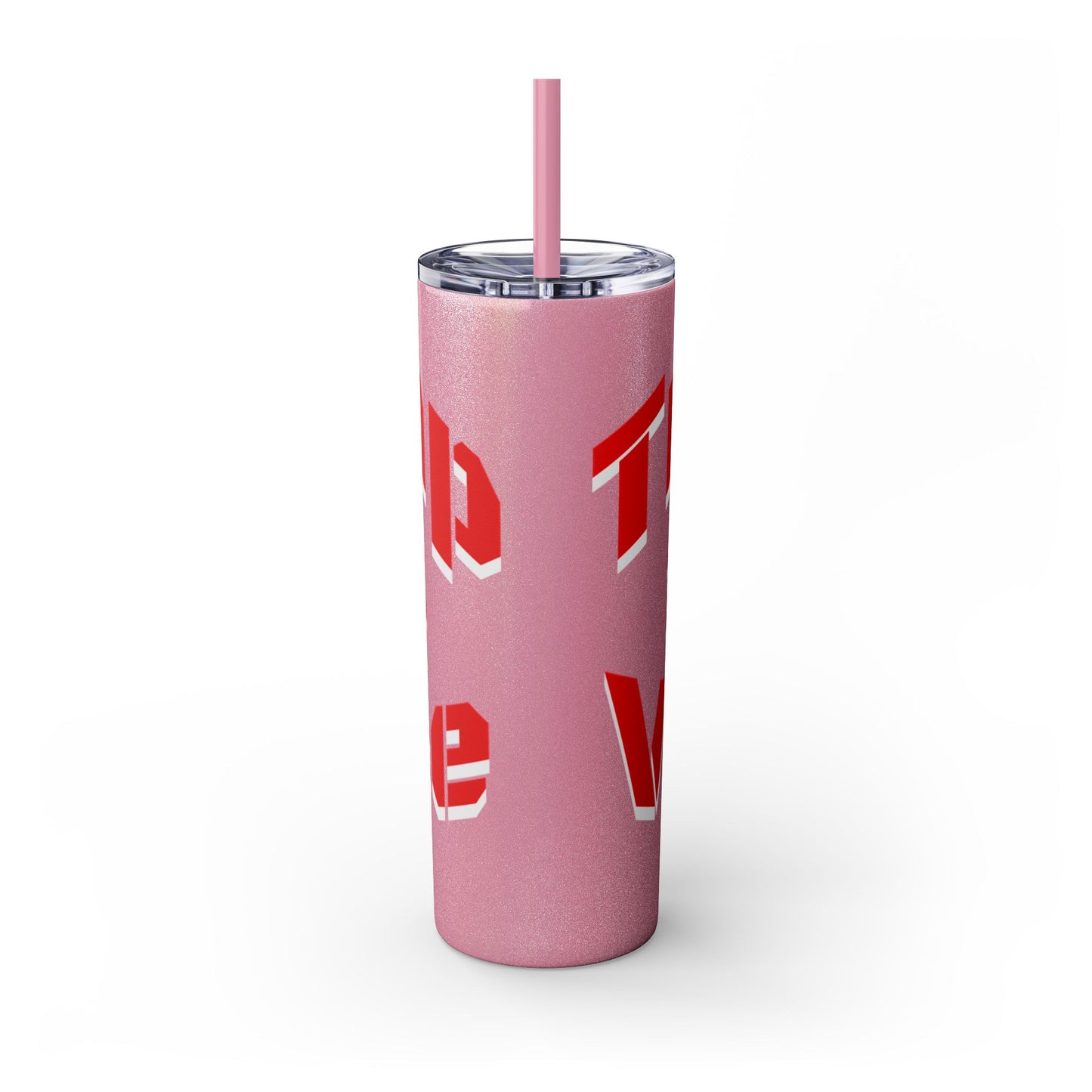 Bold 2024 Inspirational Skinny Tumbler with Straw – Perfect for Motivational Hydration