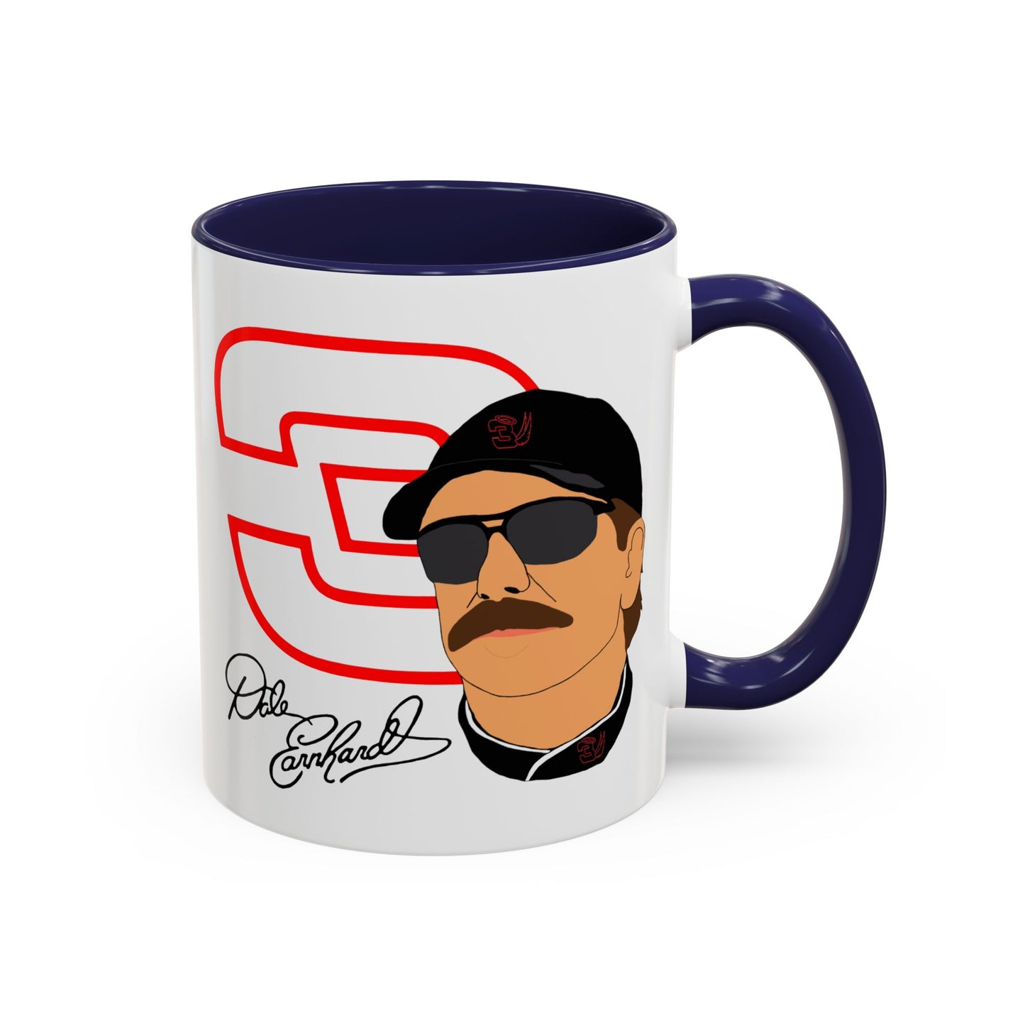 Mug - Dale Earnhardt Sr. #3 NASCAR Stock Car Racing Fan Coffee Cup 11oz 15oz