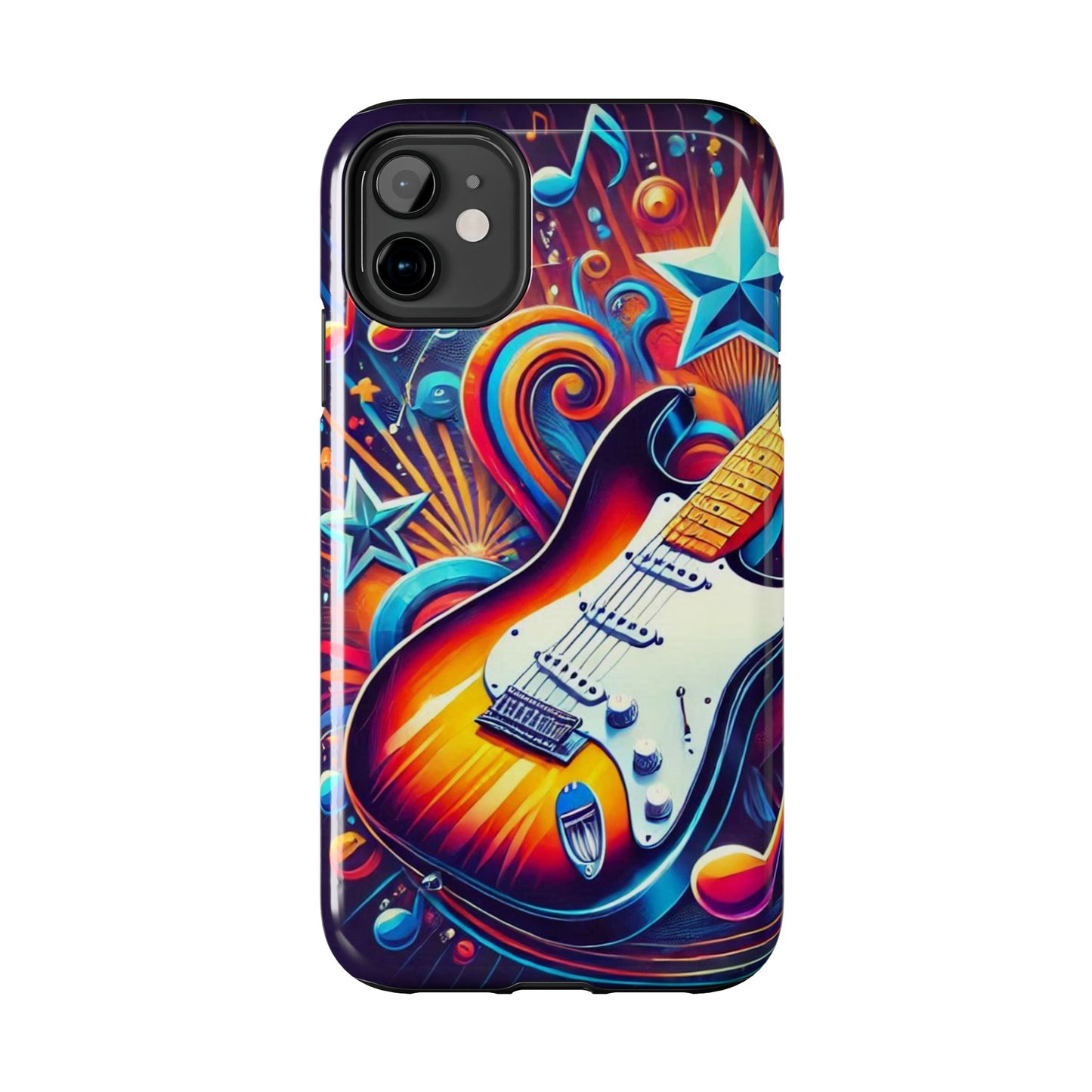 Vibrant Guitar Phone Case - Perfect for Music Lovers