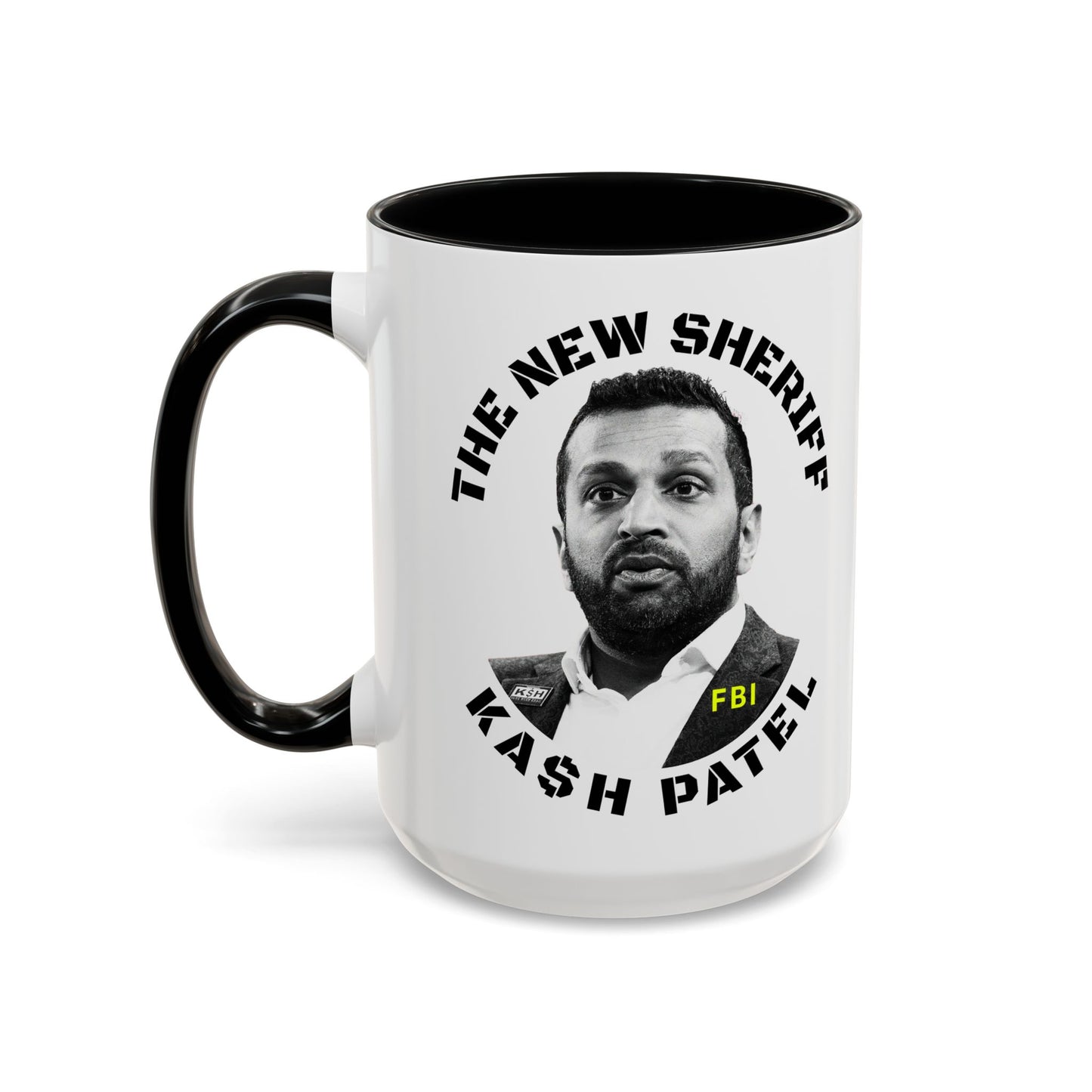 Funny Sheriff Coffee Mug - Kash Patel Design | 11 & 15oz