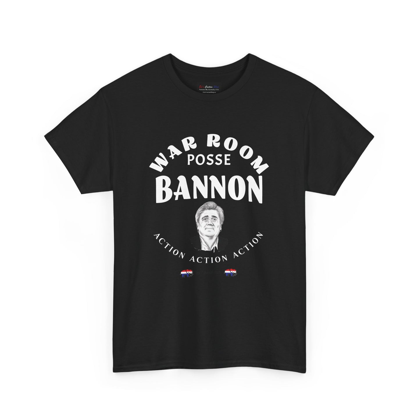 Political Men's Tee - Steve Bannon Republican Trump Support RAV