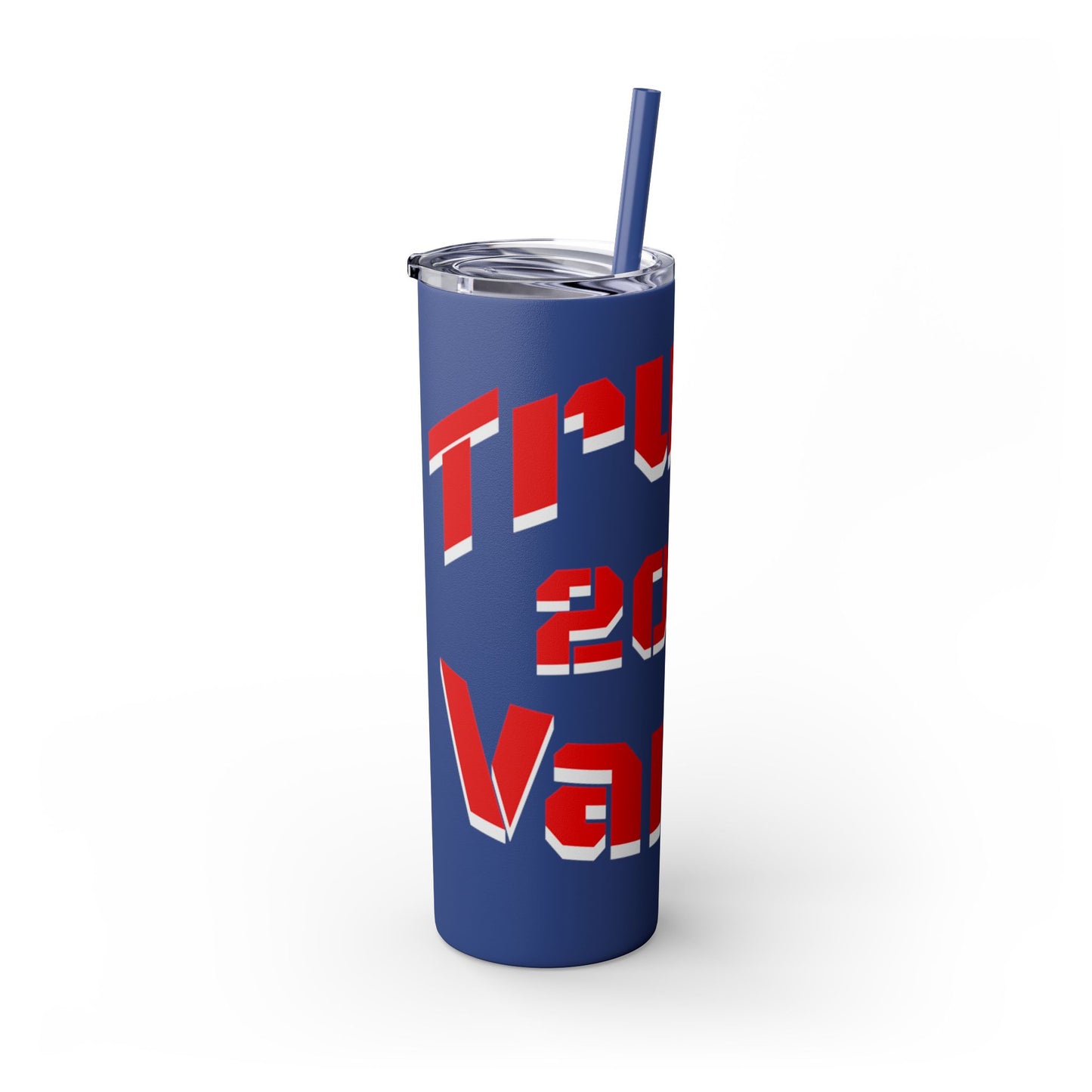 Bold 2024 Inspirational Skinny Tumbler with Straw – Perfect for Motivational Hydration