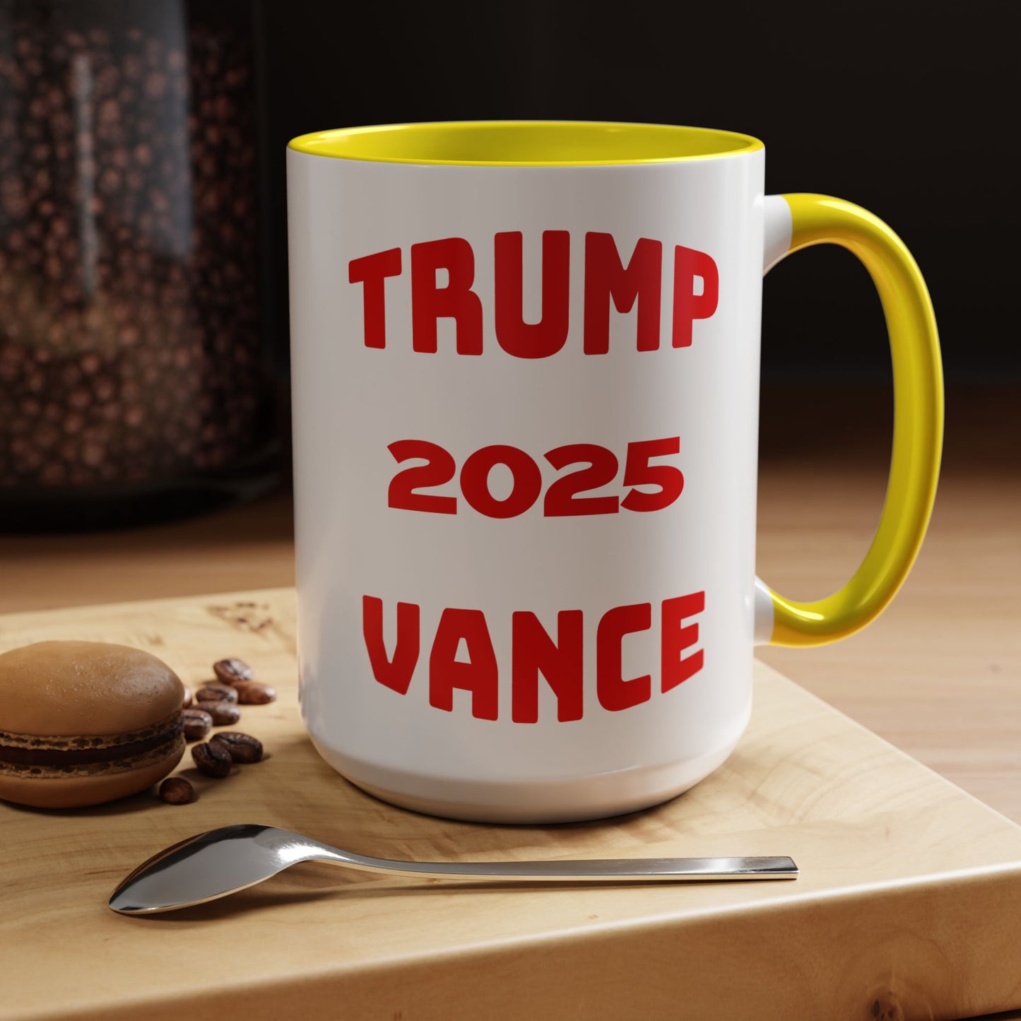 Political Statement Coffee Mug - Trump 2025 Vance