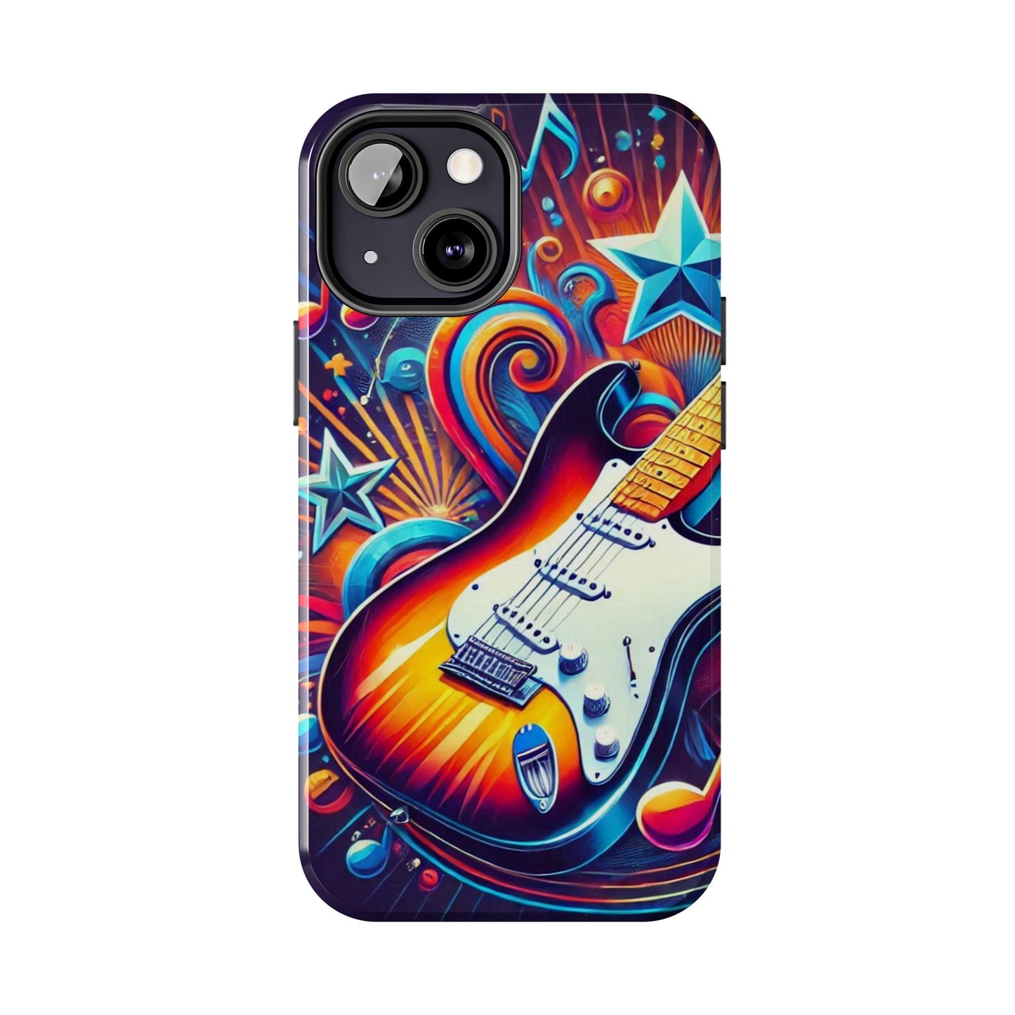 Vibrant Guitar Phone Case - Perfect for Music Lovers