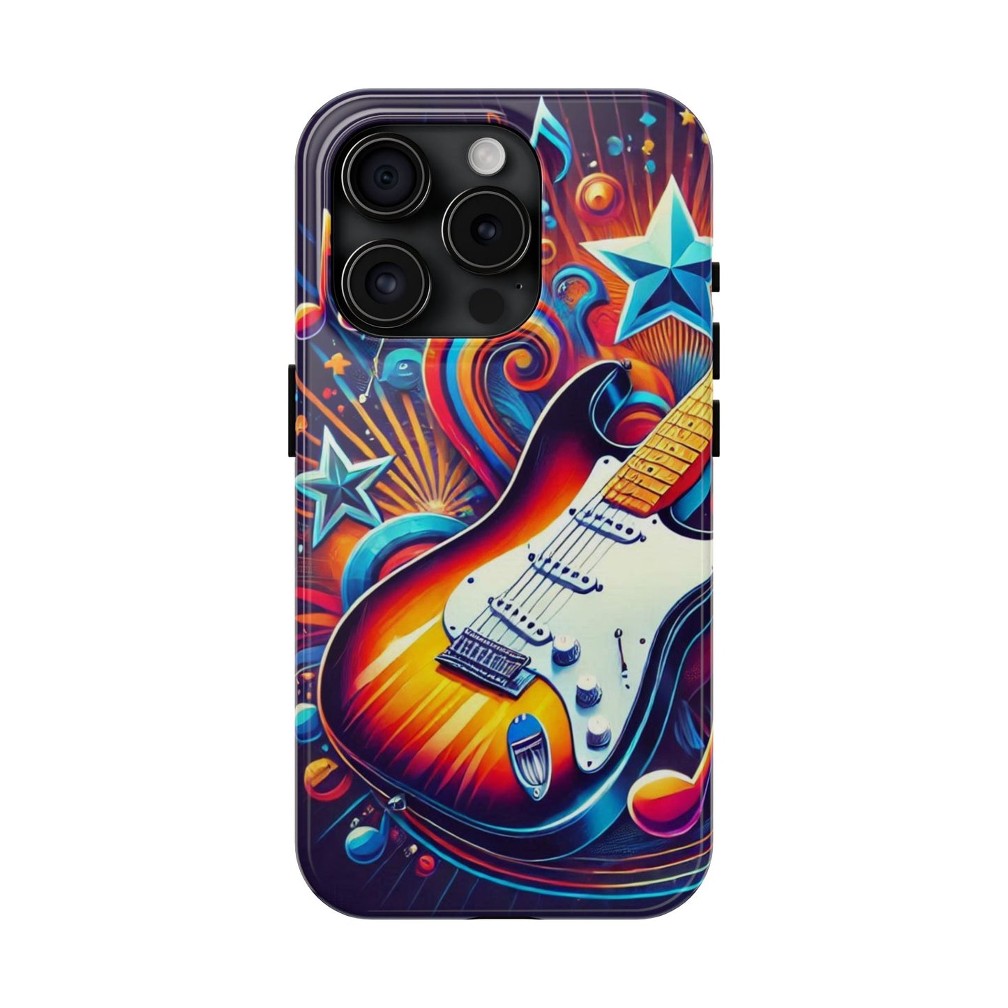 Vibrant Guitar Phone Case - Perfect for Music Lovers