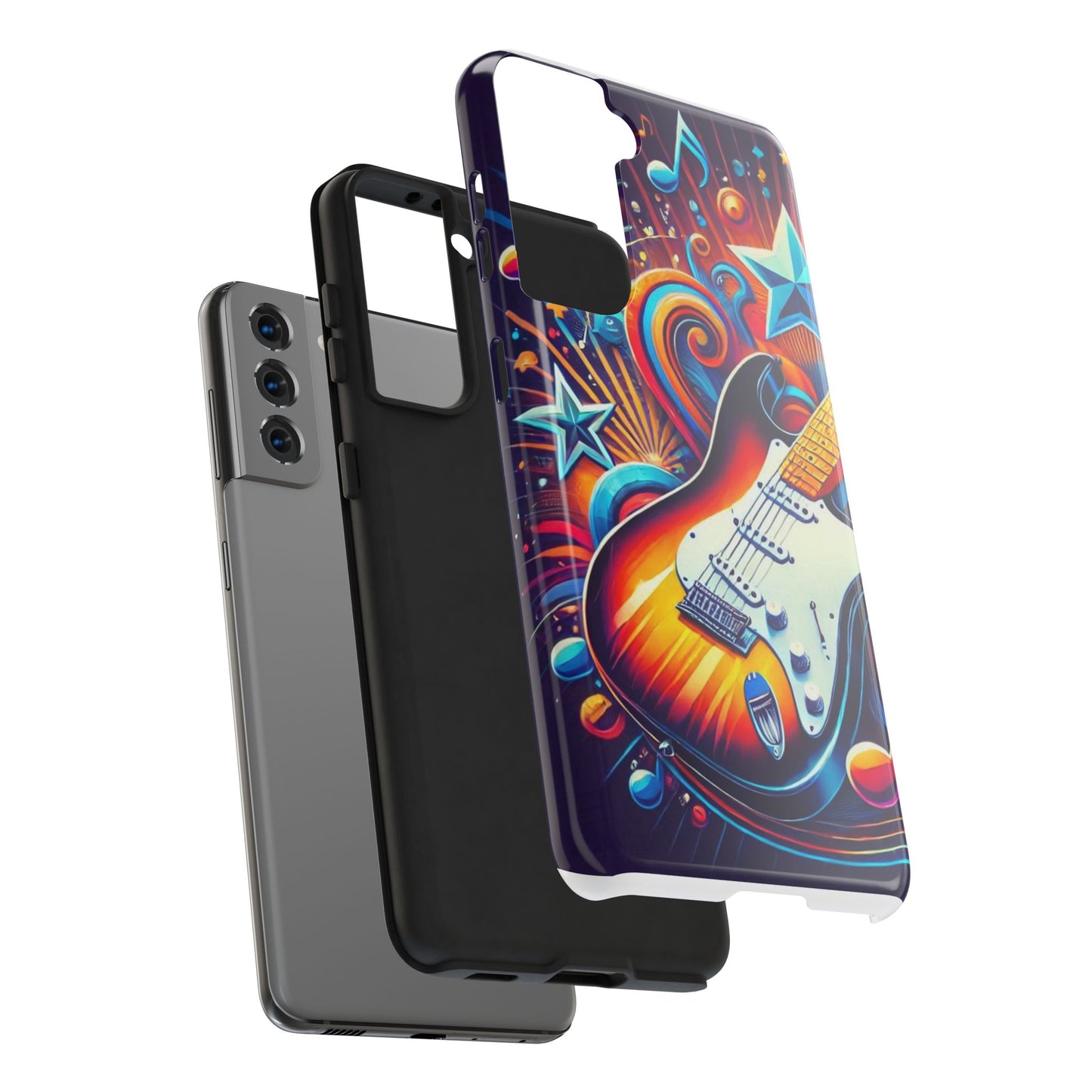 Vibrant Guitar Phone Case - Perfect for Music Lovers