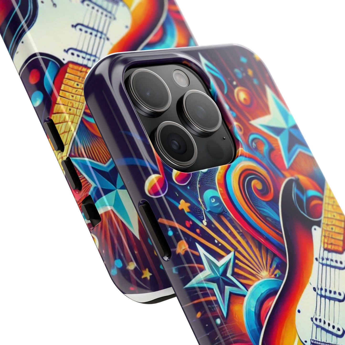 Vibrant Guitar Phone Case - Perfect for Music Lovers