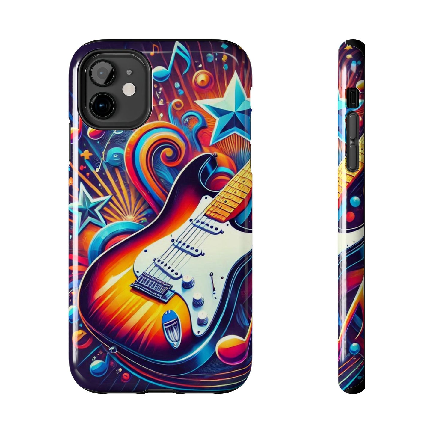 Vibrant Guitar Phone Case - Perfect for Music Lovers