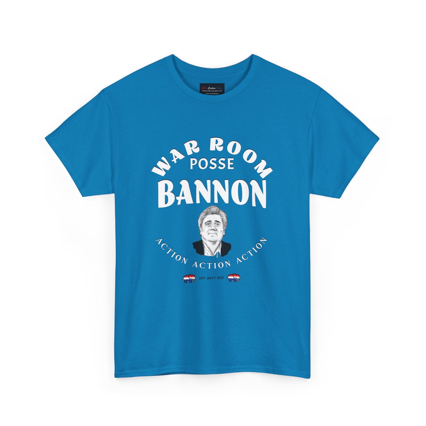 Political Men's Tee - Steve Bannon Republican Trump Support RAV