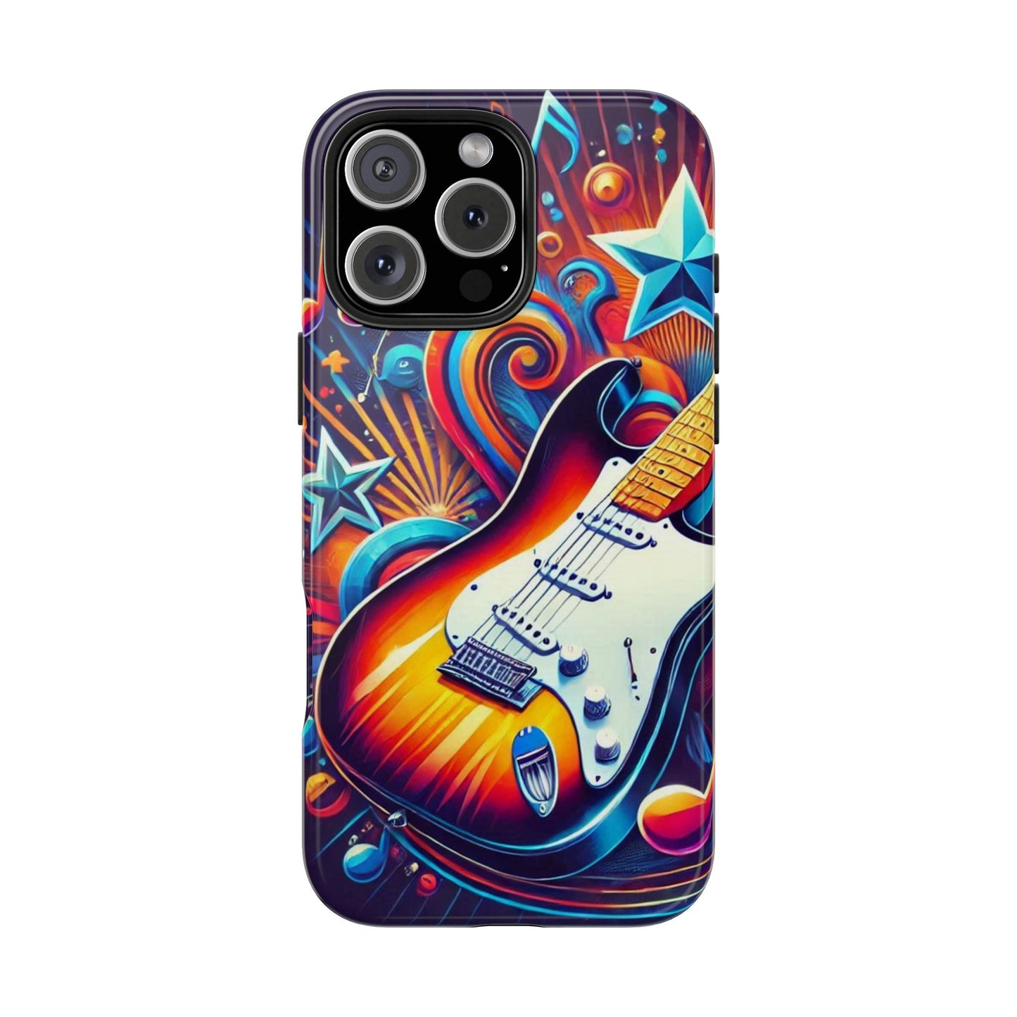 Vibrant Guitar Phone Case - Perfect for Music Lovers