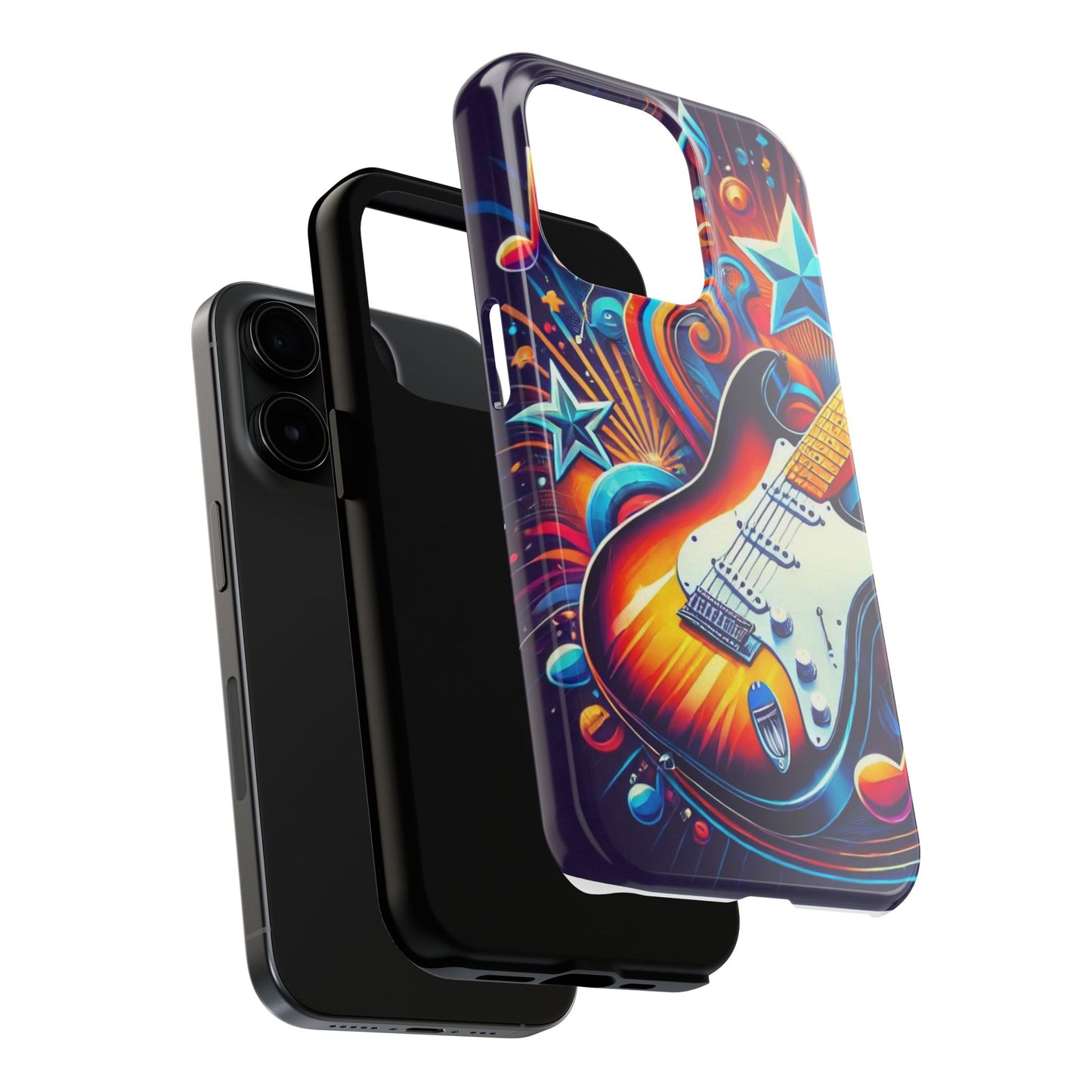 Vibrant Guitar Phone Case - Perfect for Music Lovers