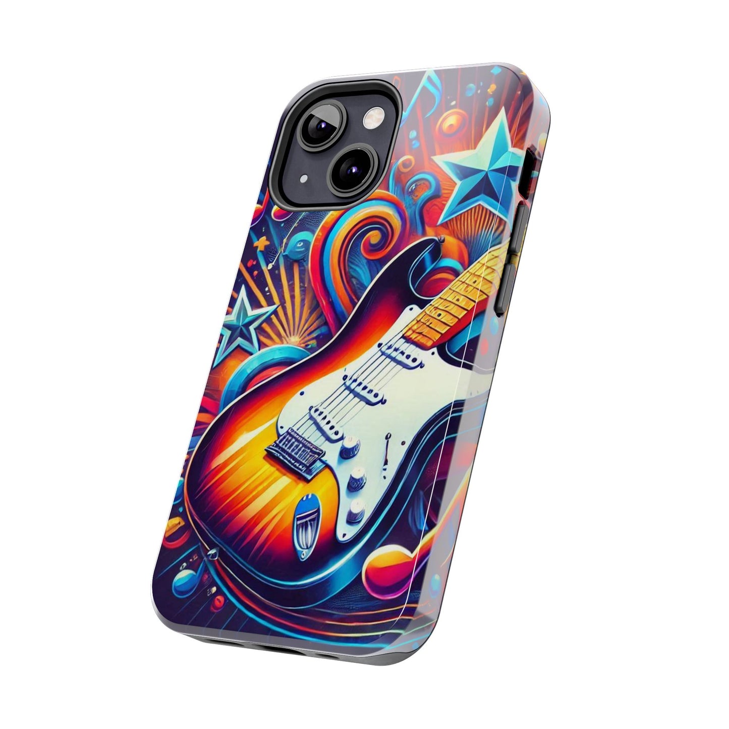 Vibrant Guitar Phone Case - Perfect for Music Lovers