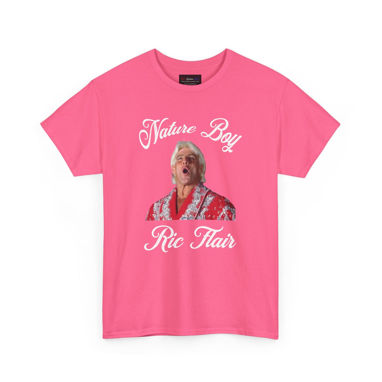 Nature Boy Ric Flair Unisex Heavy Cotton Tee - Vintage Wrestling Shirt