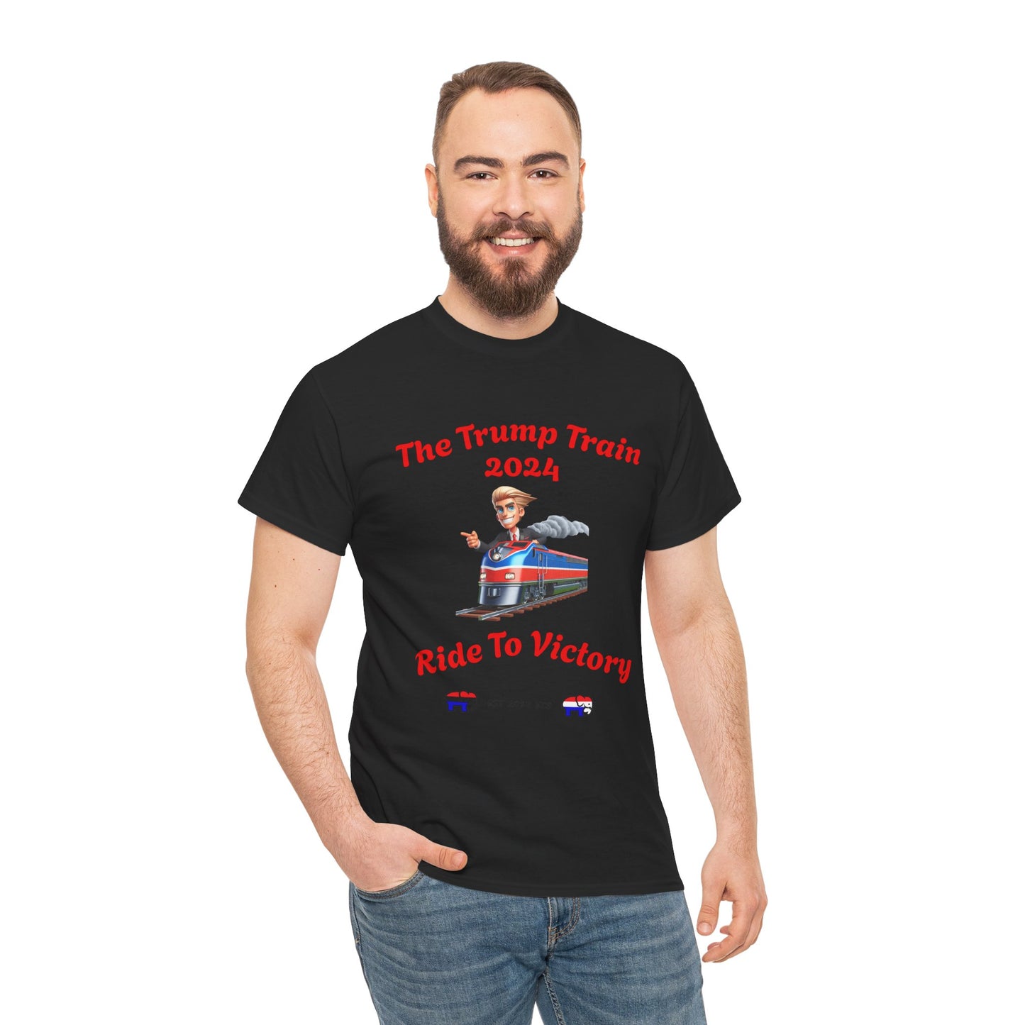 Trump Train 2024 Unisex Tee - Republican Gift Shirt