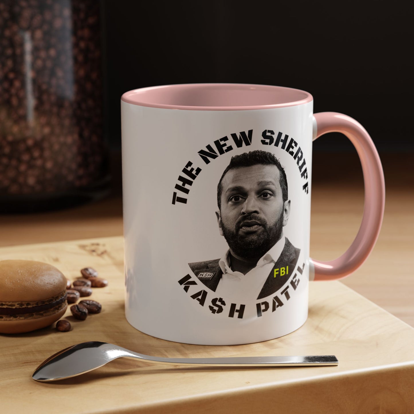 Funny Sheriff Coffee Mug - Kash Patel Design | 11 & 15oz