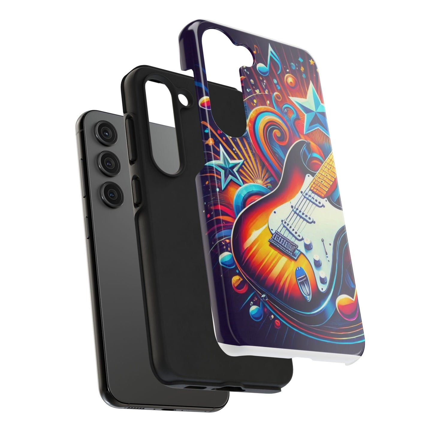 Vibrant Guitar Phone Case - Perfect for Music Lovers