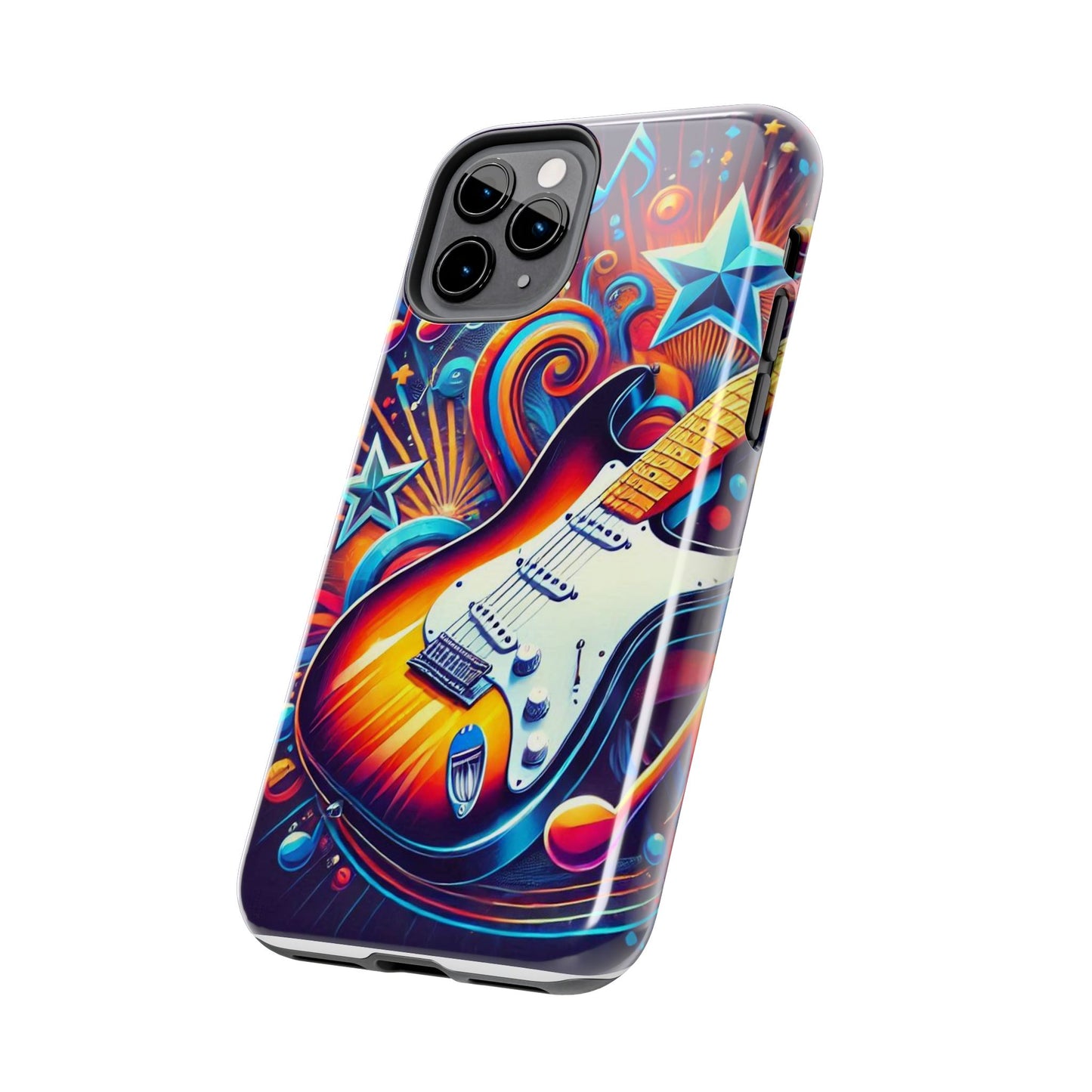 Vibrant Guitar Phone Case - Perfect for Music Lovers