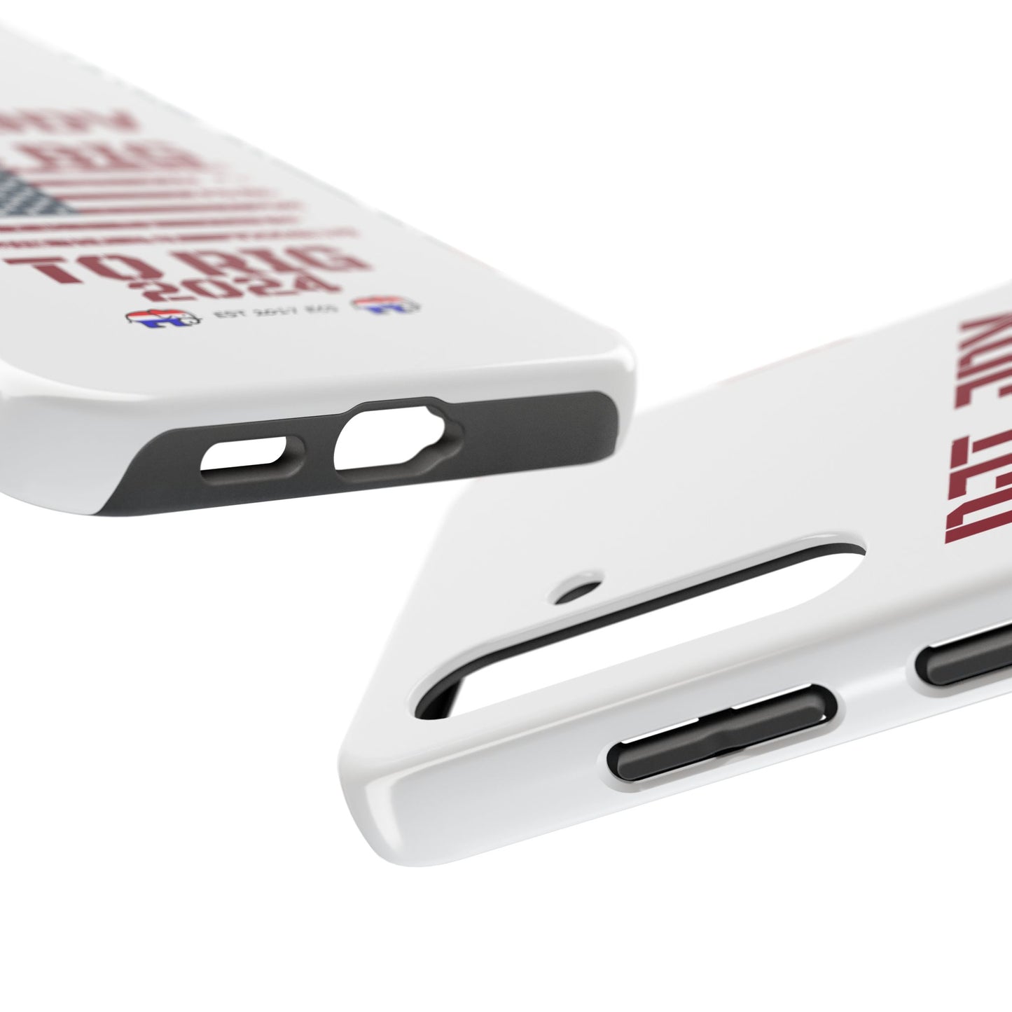 Patriotic Tough Phone Case - DJT JDV Too Big to Rig 2024