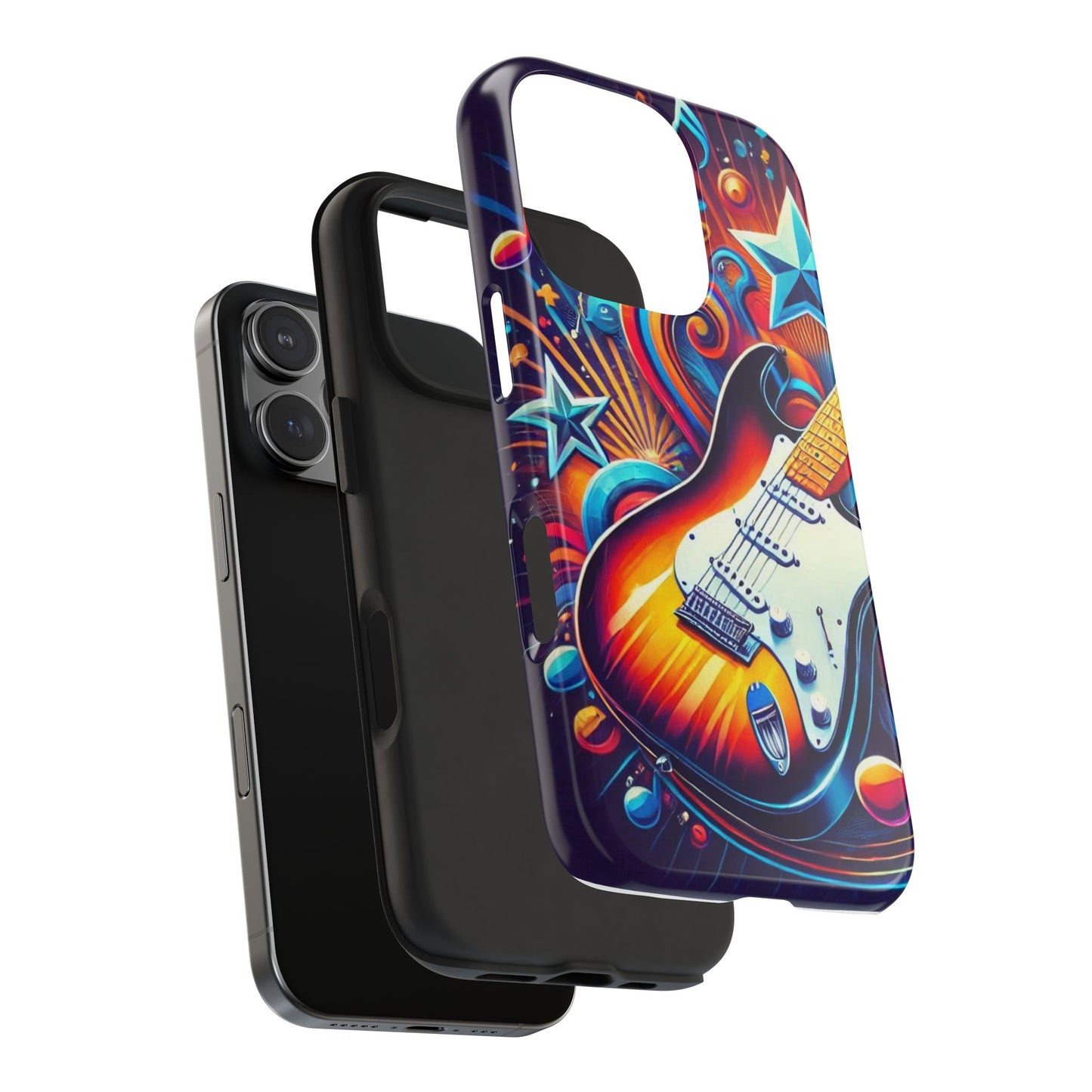 Vibrant Guitar Phone Case - Perfect for Music Lovers