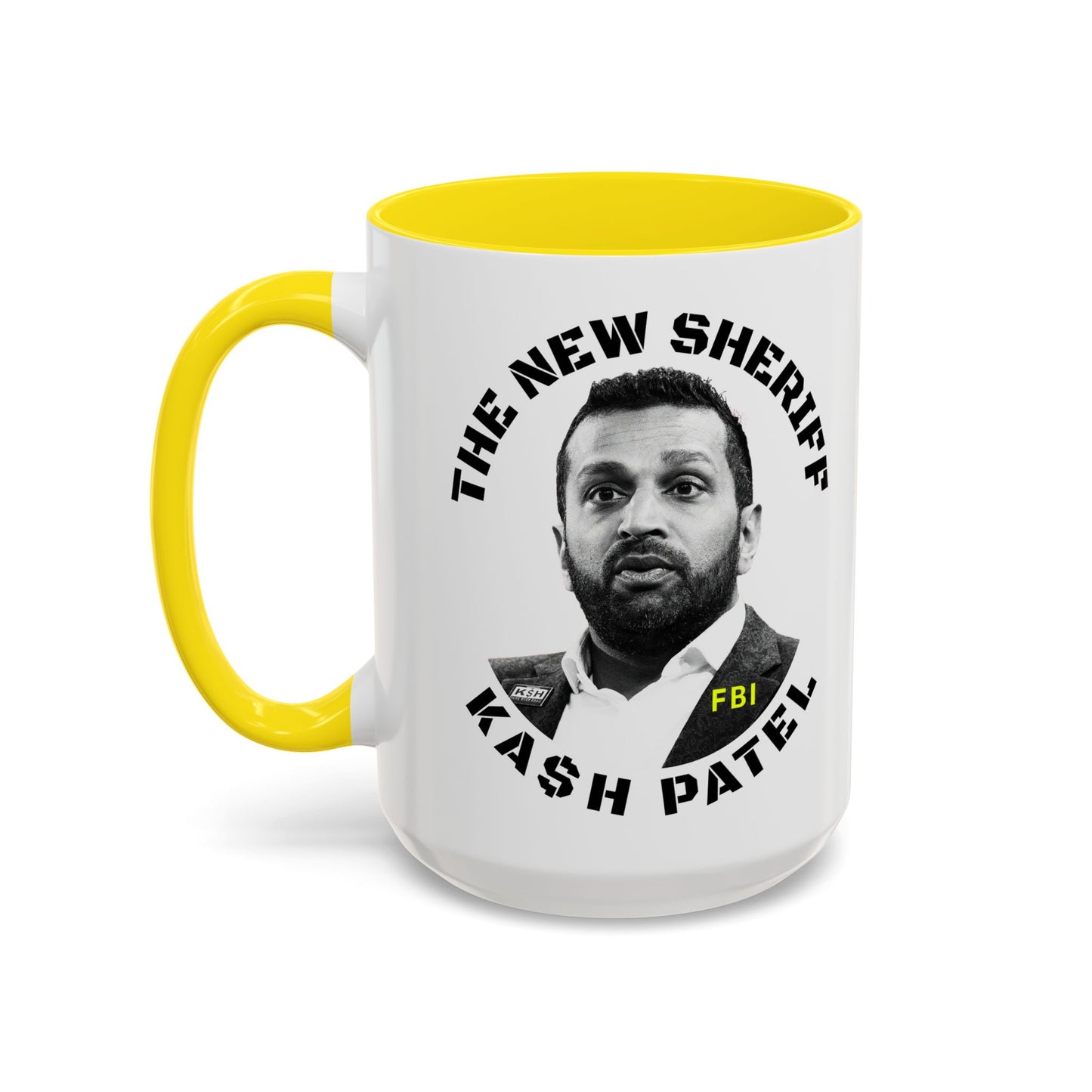 Funny Sheriff Coffee Mug - Kash Patel Design | 11 & 15oz