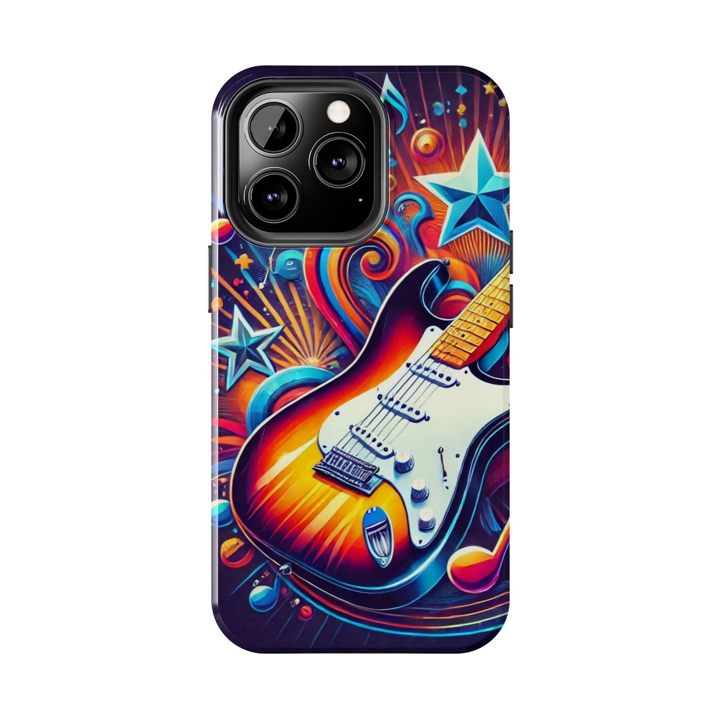 Vibrant Guitar Phone Case - Perfect for Music Lovers