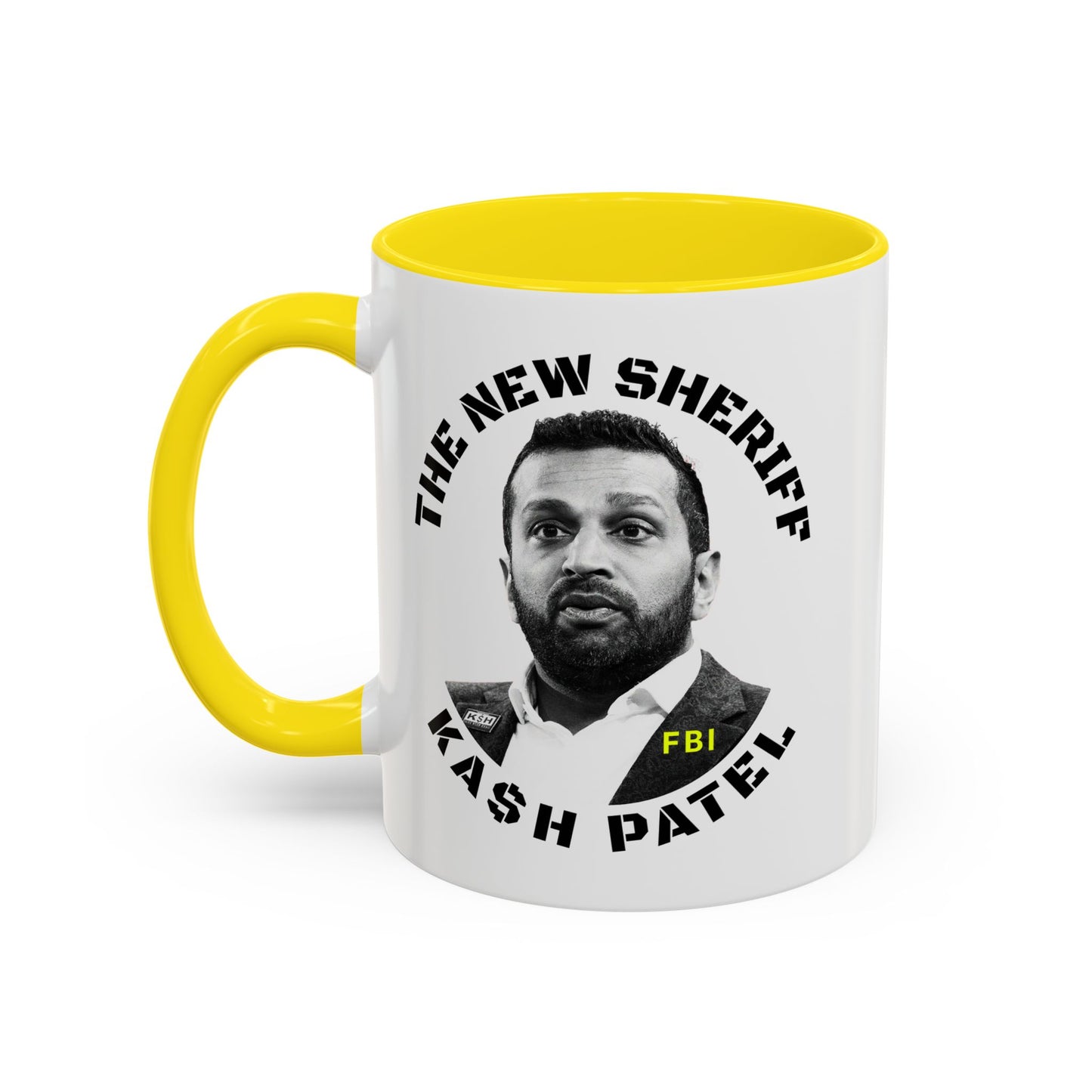 Funny Sheriff Coffee Mug - Kash Patel Design | 11 & 15oz