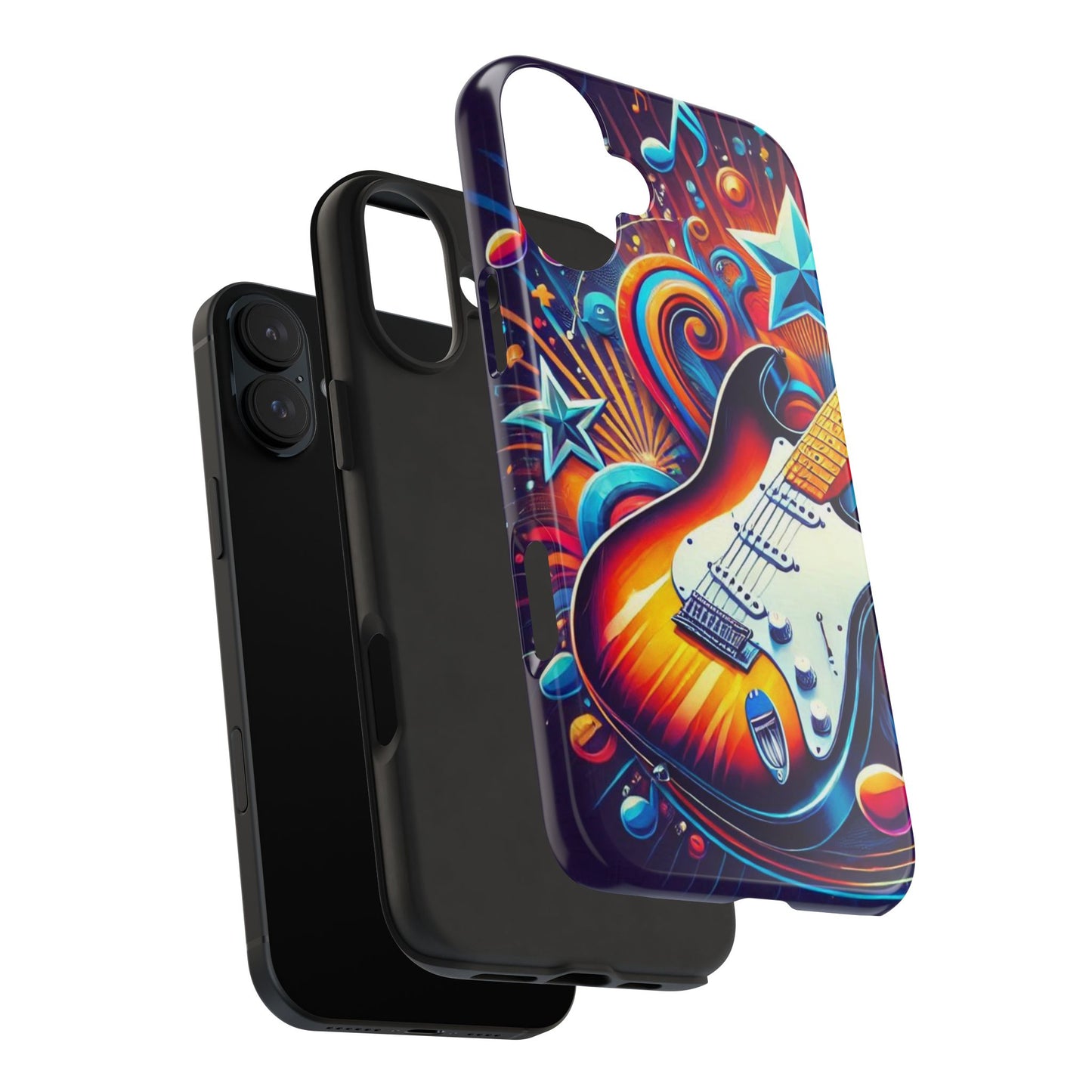 Vibrant Guitar Phone Case - Perfect for Music Lovers