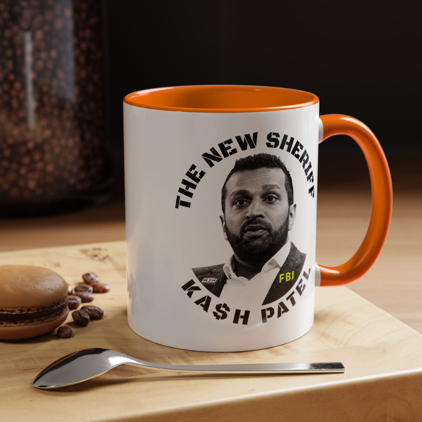 Funny Sheriff Coffee Mug - Kash Patel Design | 11 & 15oz