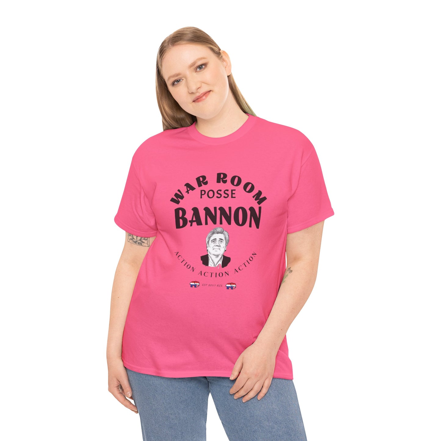 Political Men's Tee - Steve Bannon Republican Trump Support RAV