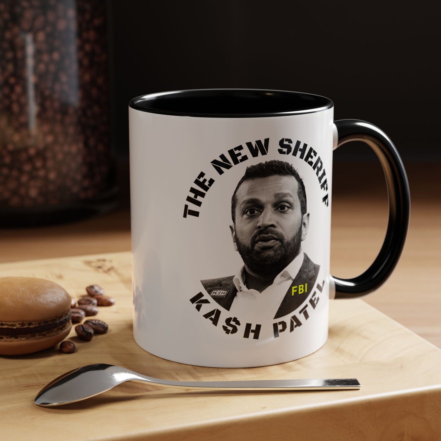 Funny Sheriff Coffee Mug - Kash Patel Design | 11 & 15oz