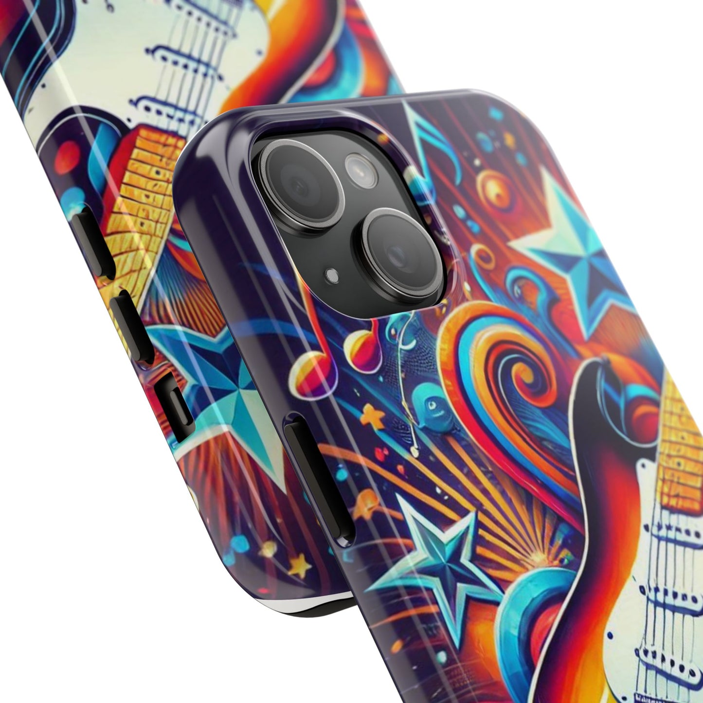 Vibrant Guitar Phone Case - Perfect for Music Lovers