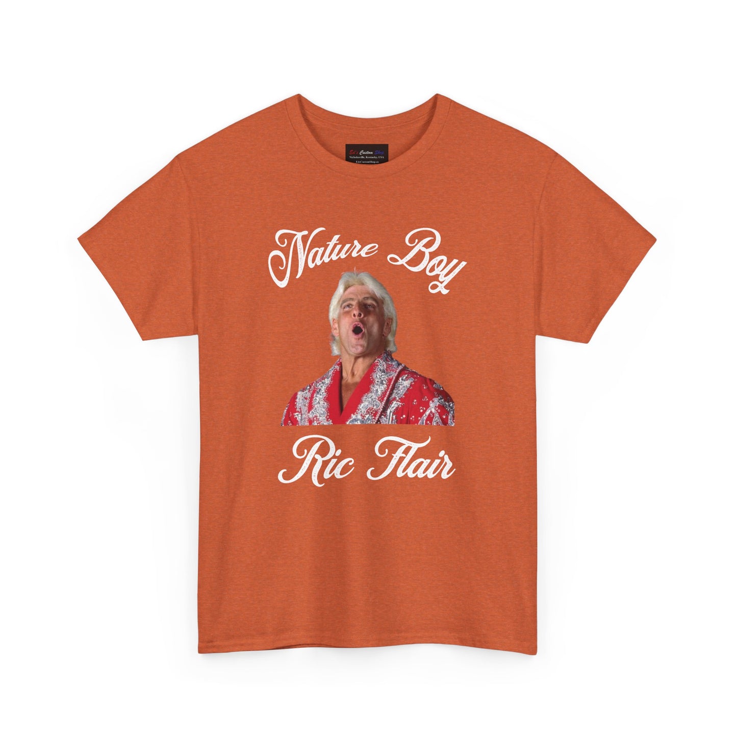 Nature Boy Ric Flair Unisex Heavy Cotton Tee - Vintage Wrestling Shirt