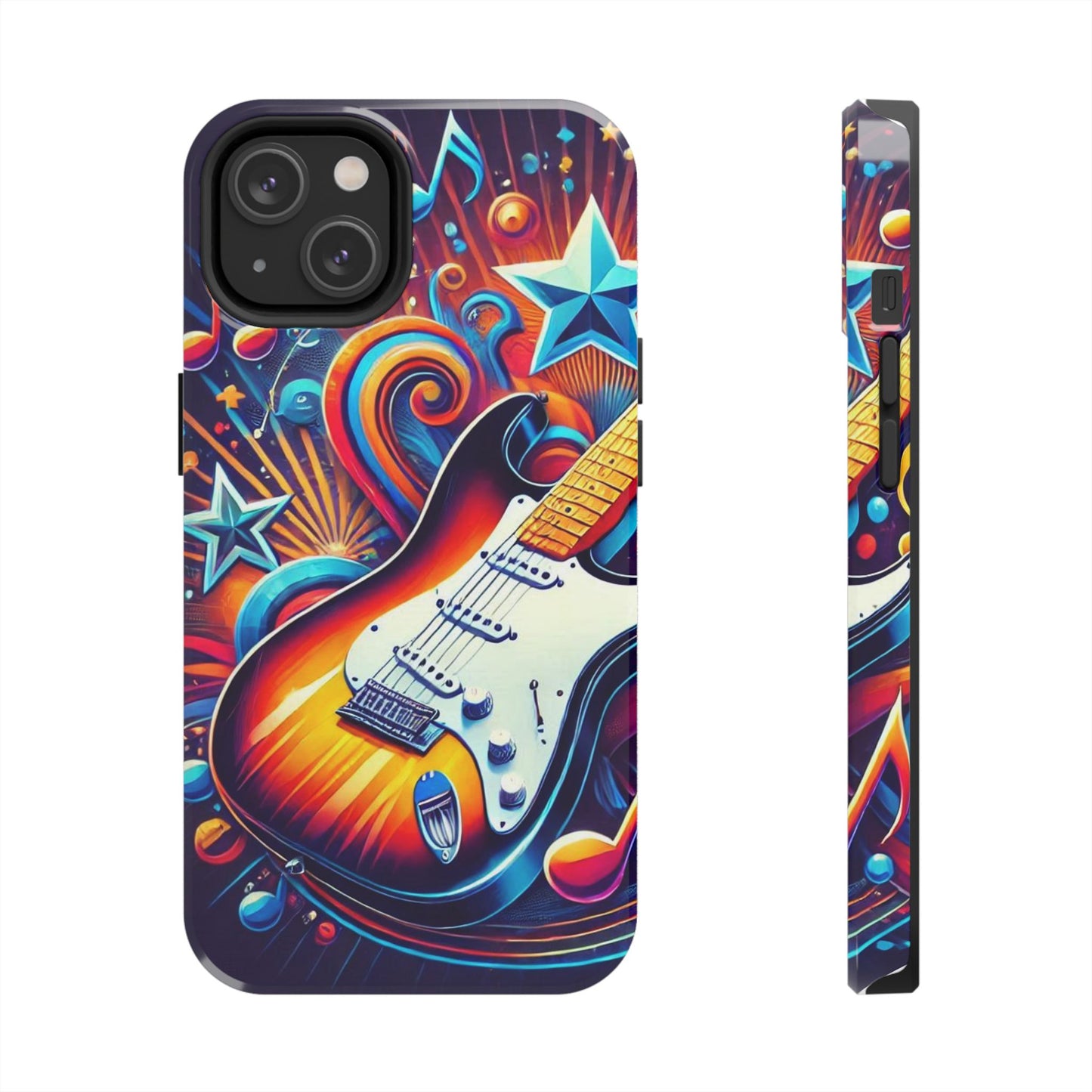 Vibrant Guitar Phone Case - Perfect for Music Lovers