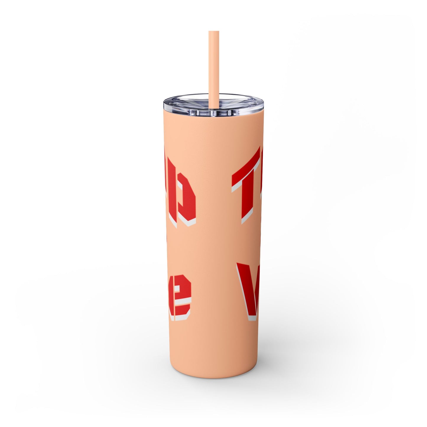 Bold 2024 Inspirational Skinny Tumbler with Straw – Perfect for Motivational Hydration