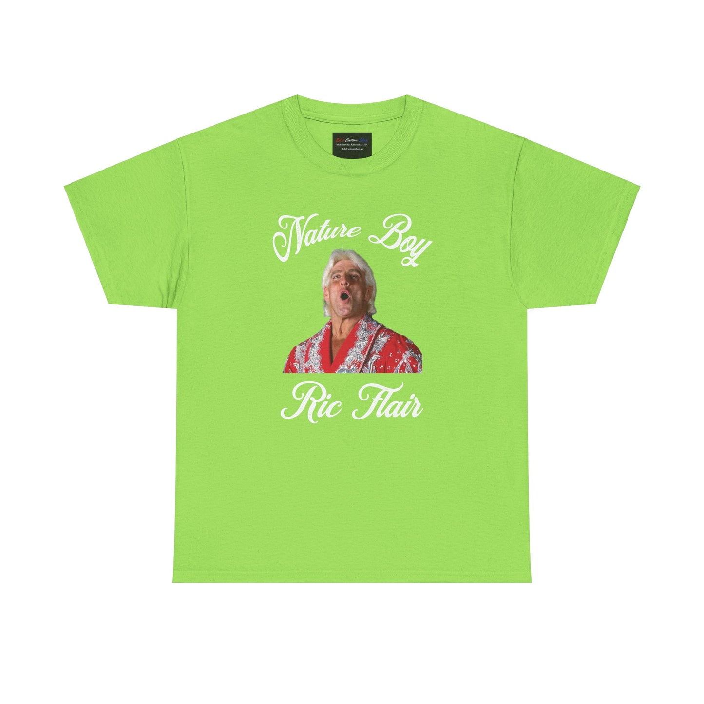 Nature Boy Ric Flair Unisex Heavy Cotton Tee - Vintage Wrestling Shirt