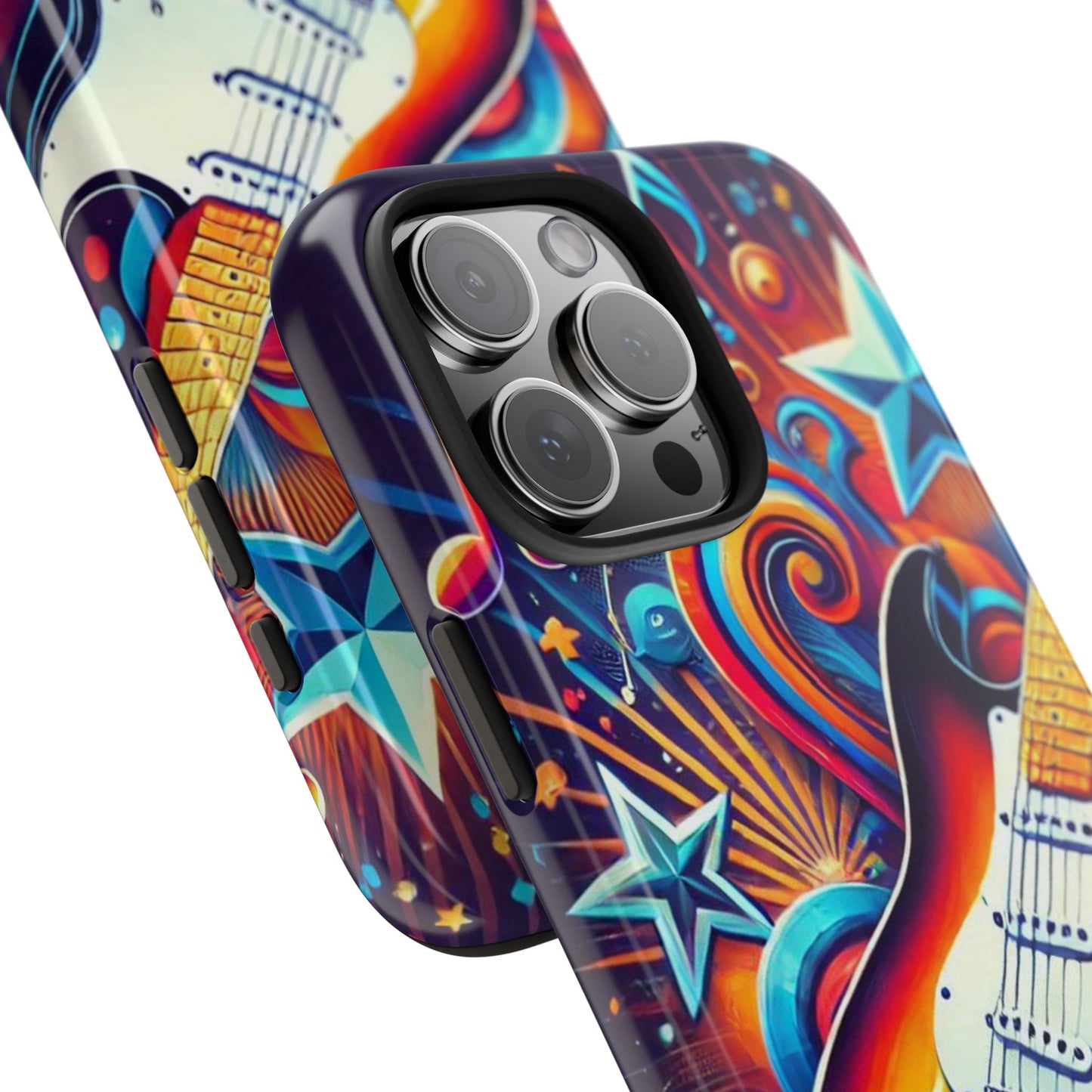 Vibrant Guitar Phone Case - Perfect for Music Lovers