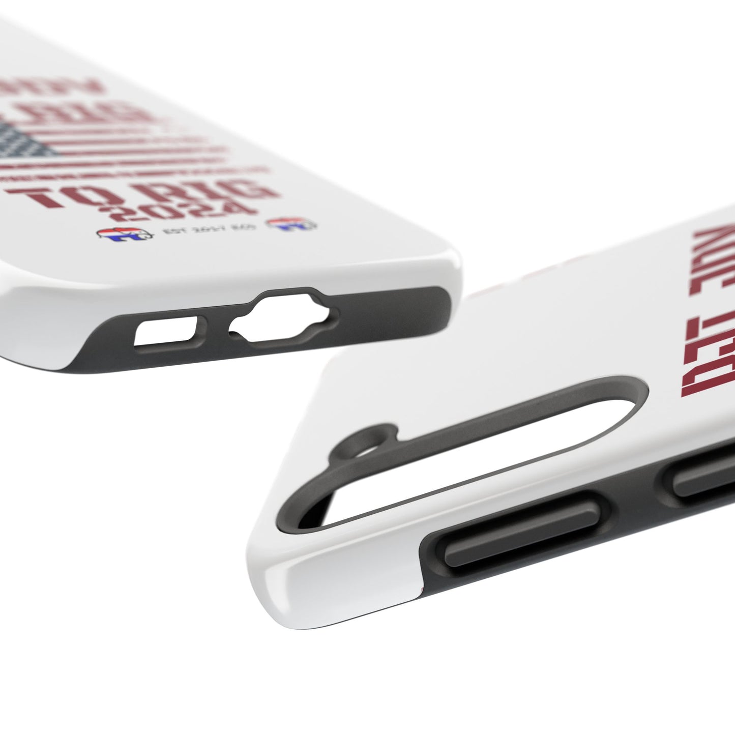 Patriotic Tough Phone Case - DJT JDV Too Big to Rig 2024