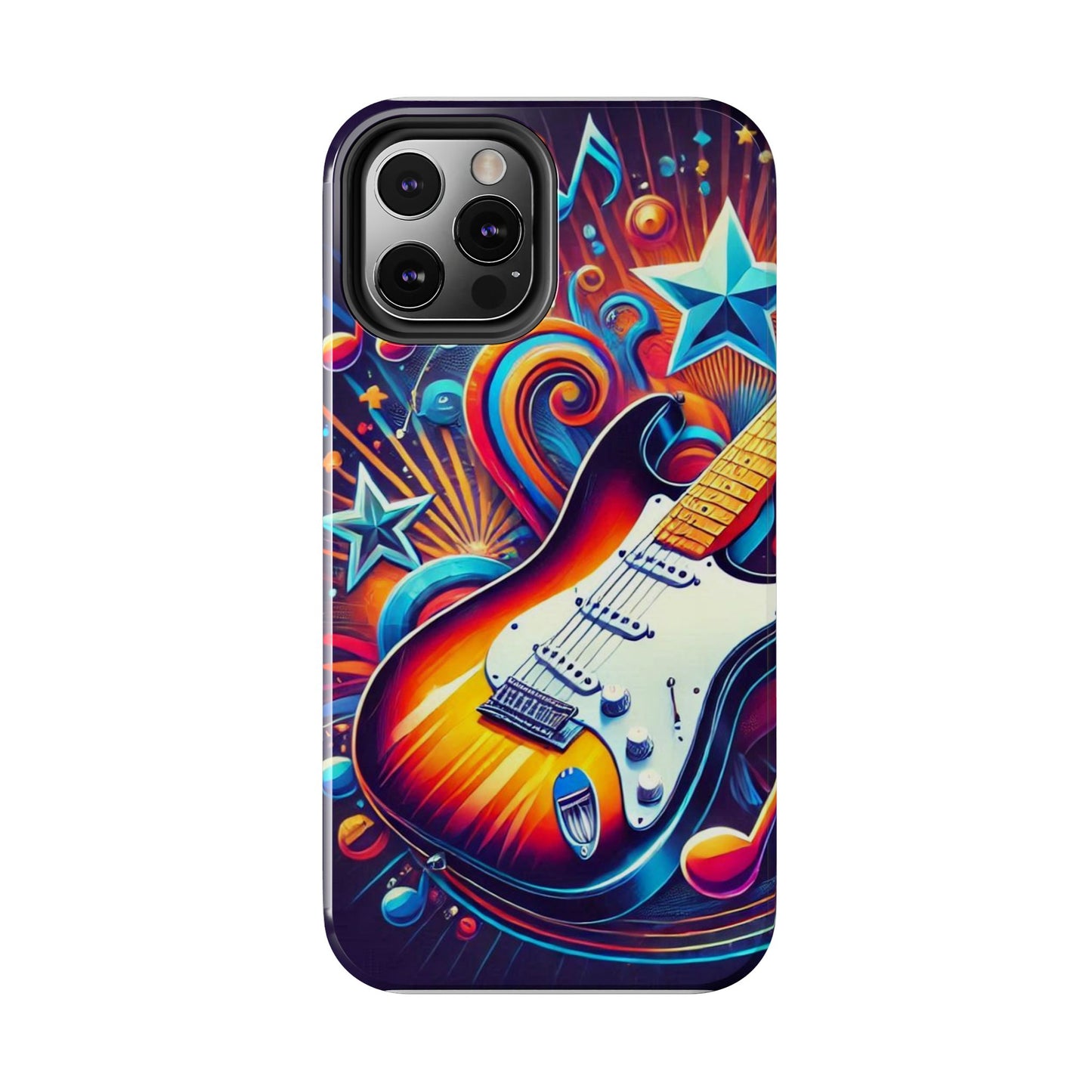 Vibrant Guitar Phone Case - Perfect for Music Lovers