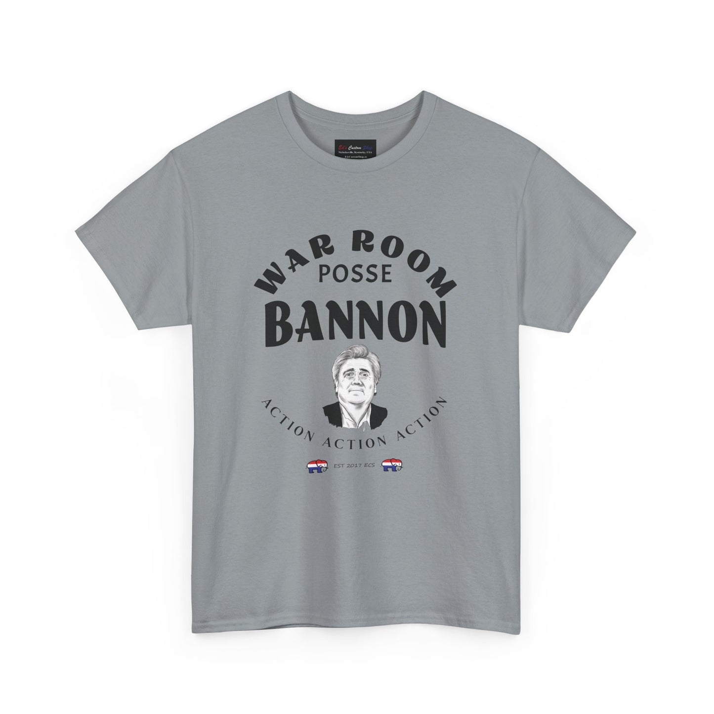 Political Men's Tee - Steve Bannon Republican Trump Support RAV