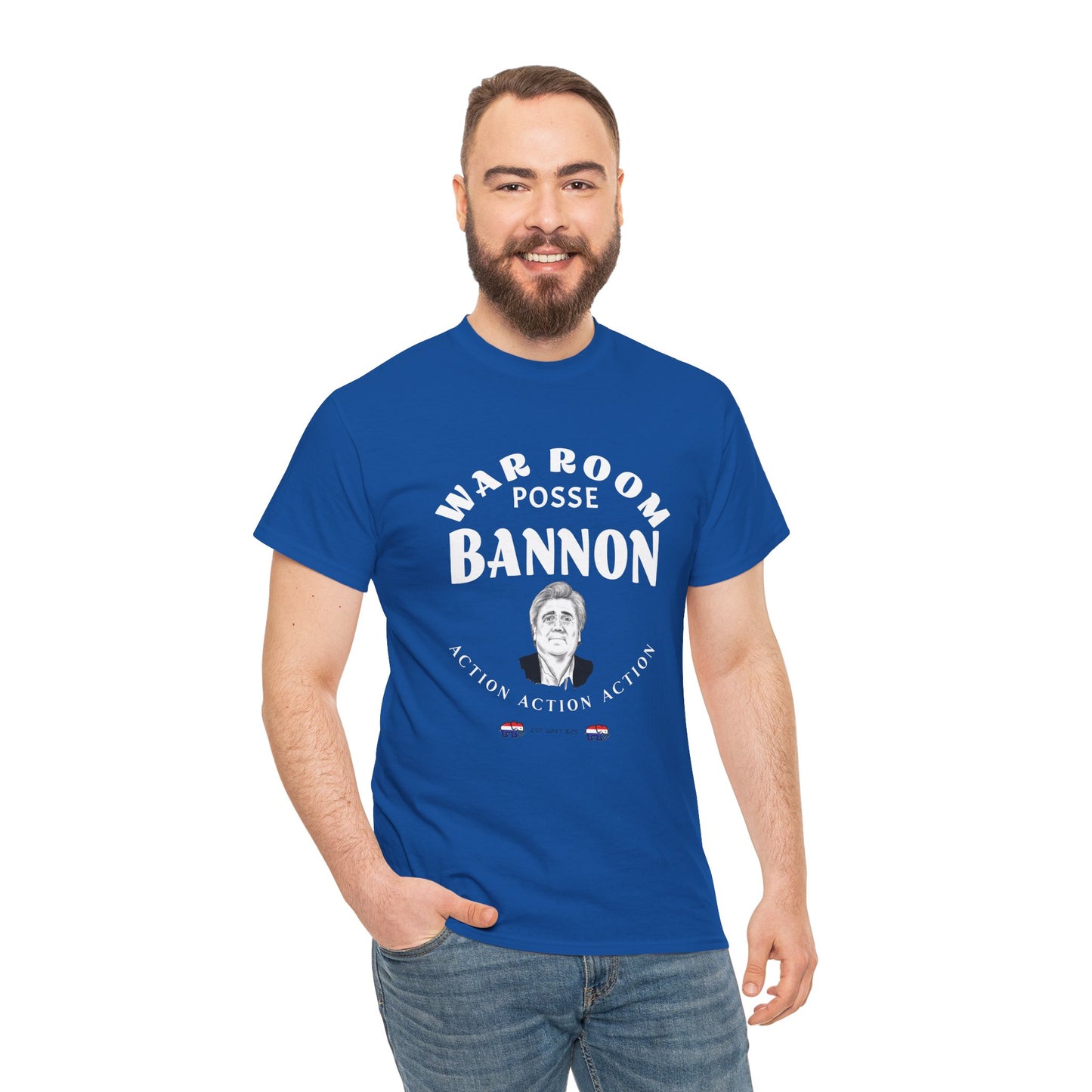 Political Men's Tee - Steve Bannon Republican Trump Support RAV