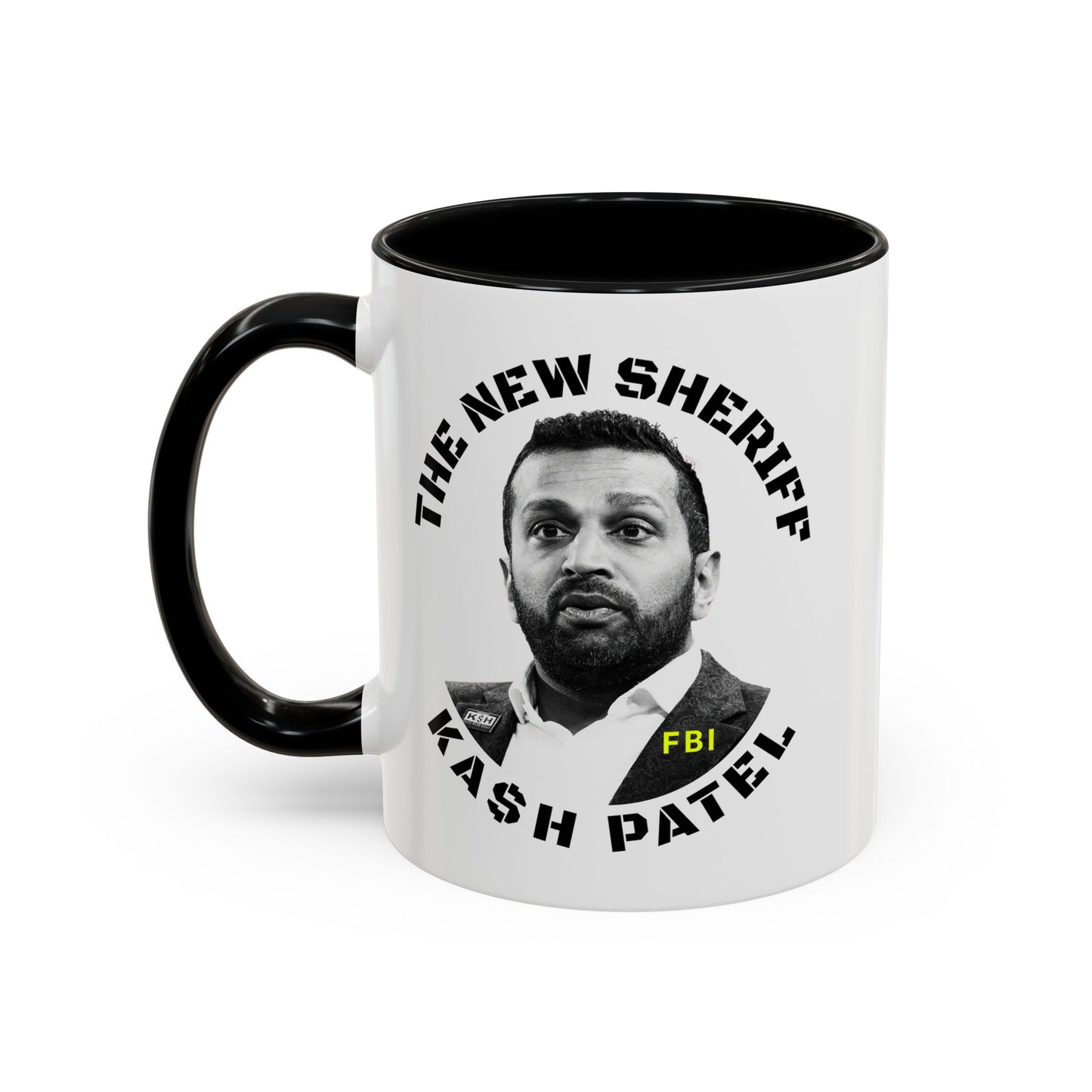 Funny Sheriff Coffee Mug - Kash Patel Design | 11 & 15oz