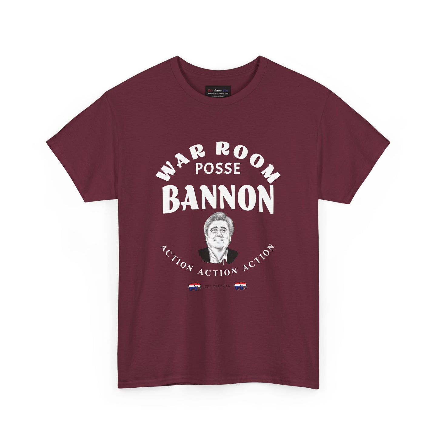 Political Men's Tee - Steve Bannon Republican Trump Support RAV