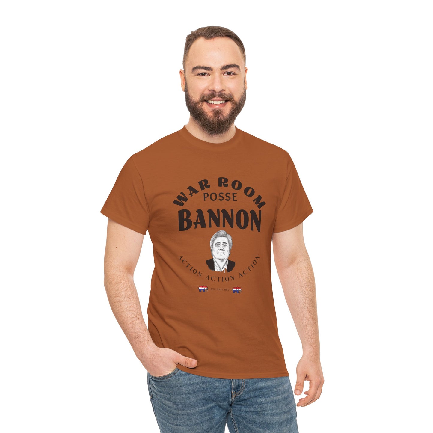 Political Men's Tee - Steve Bannon Republican Trump Support RAV