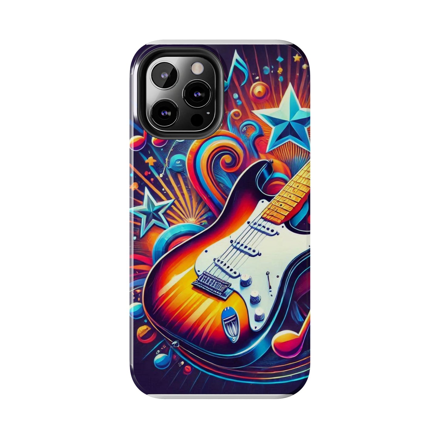 Vibrant Guitar Phone Case - Perfect for Music Lovers